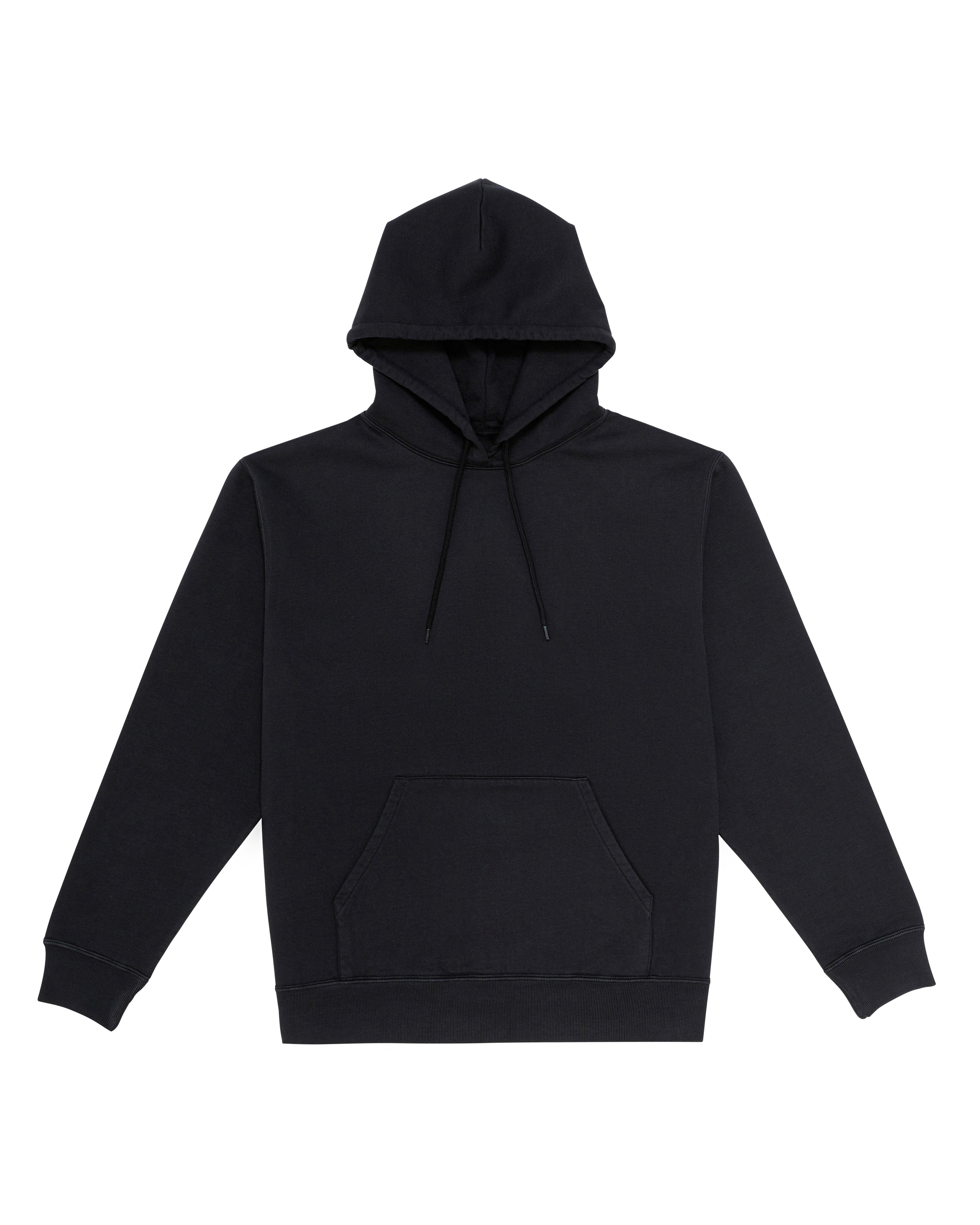 Classic Hoodie Crossgrain, True Black