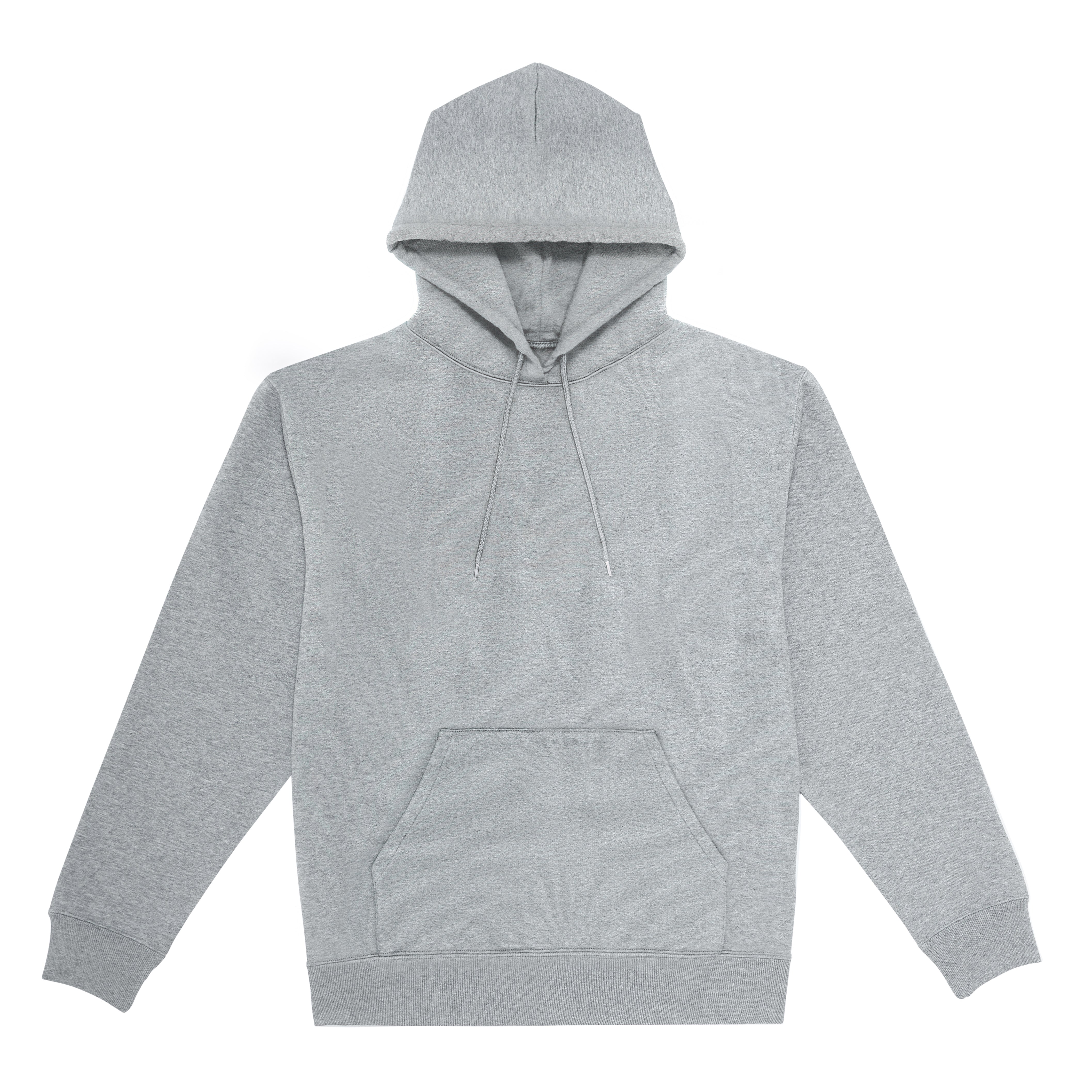 Classic Hoodie Crossgrain, Grey Mescla