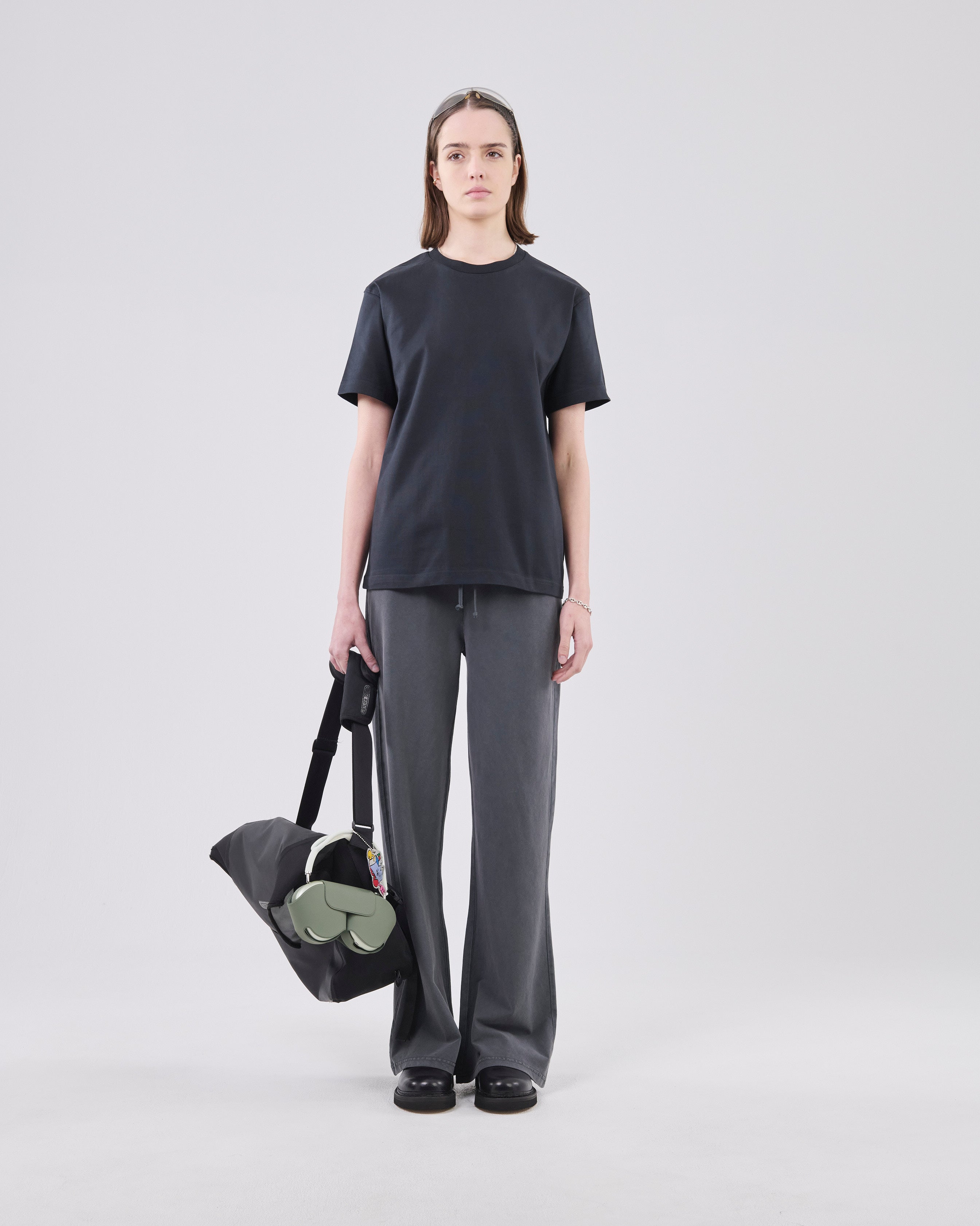 Boxy T-Shirt, True Black
