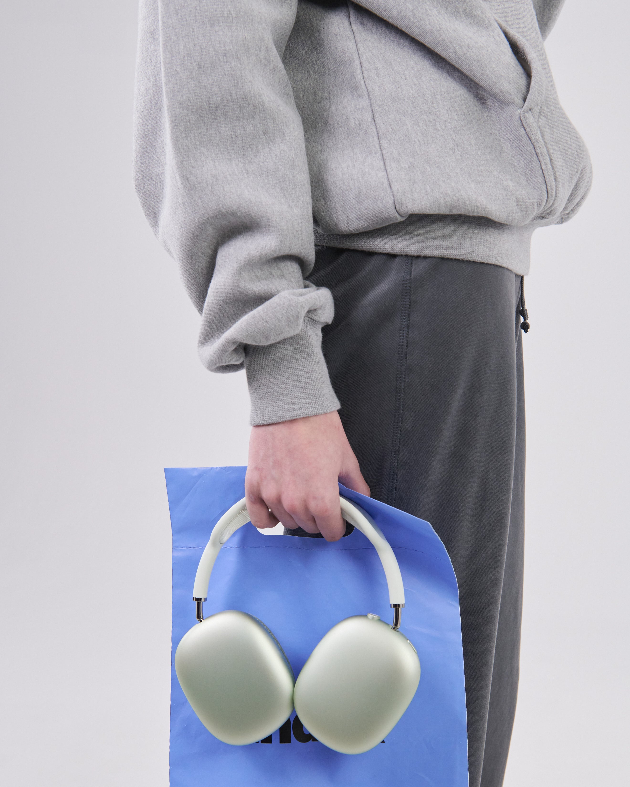 Classic Hoodie Crossgrain, Grey Mescla
