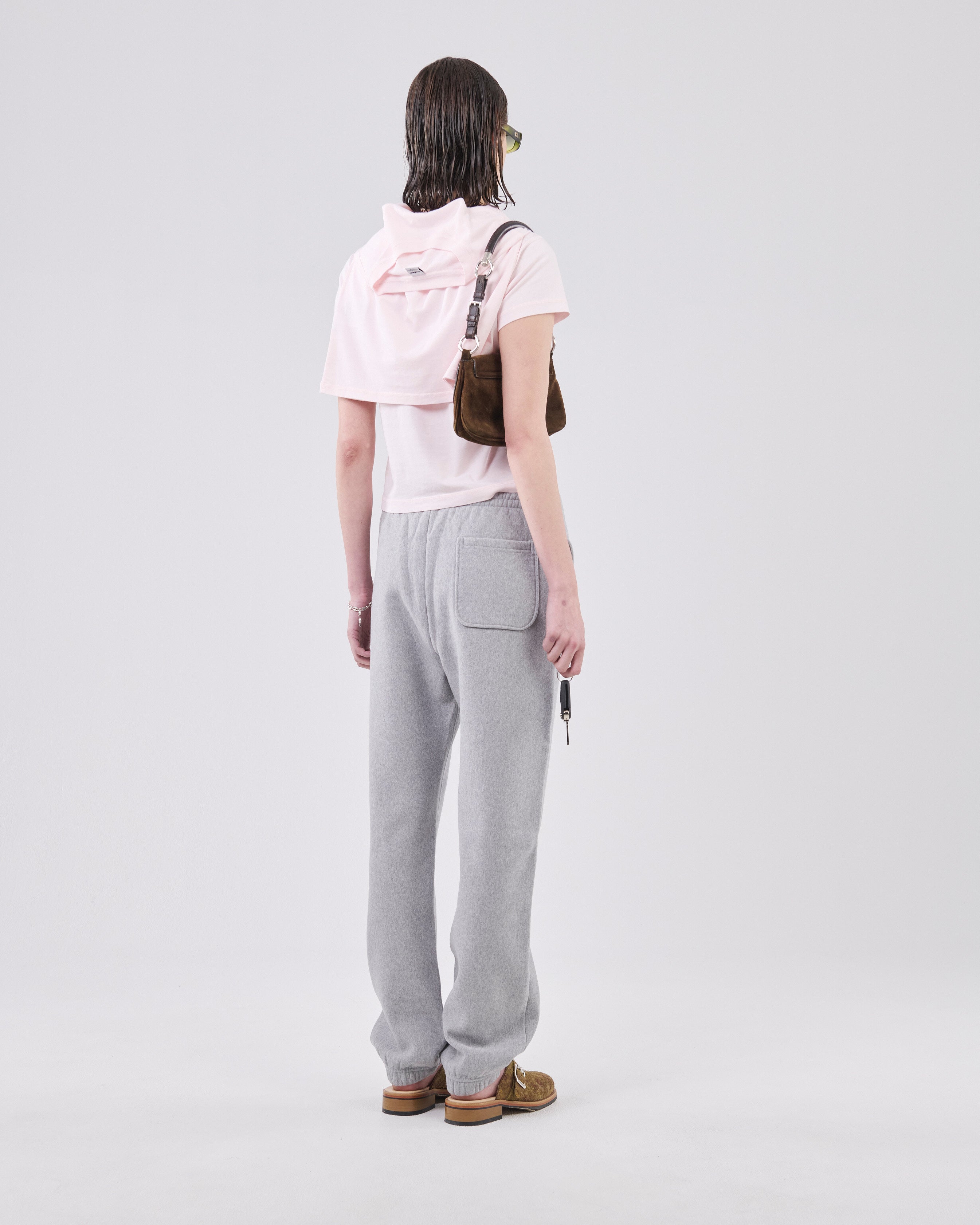 Classic Sweatpants Crossgrain, Grey Mescla