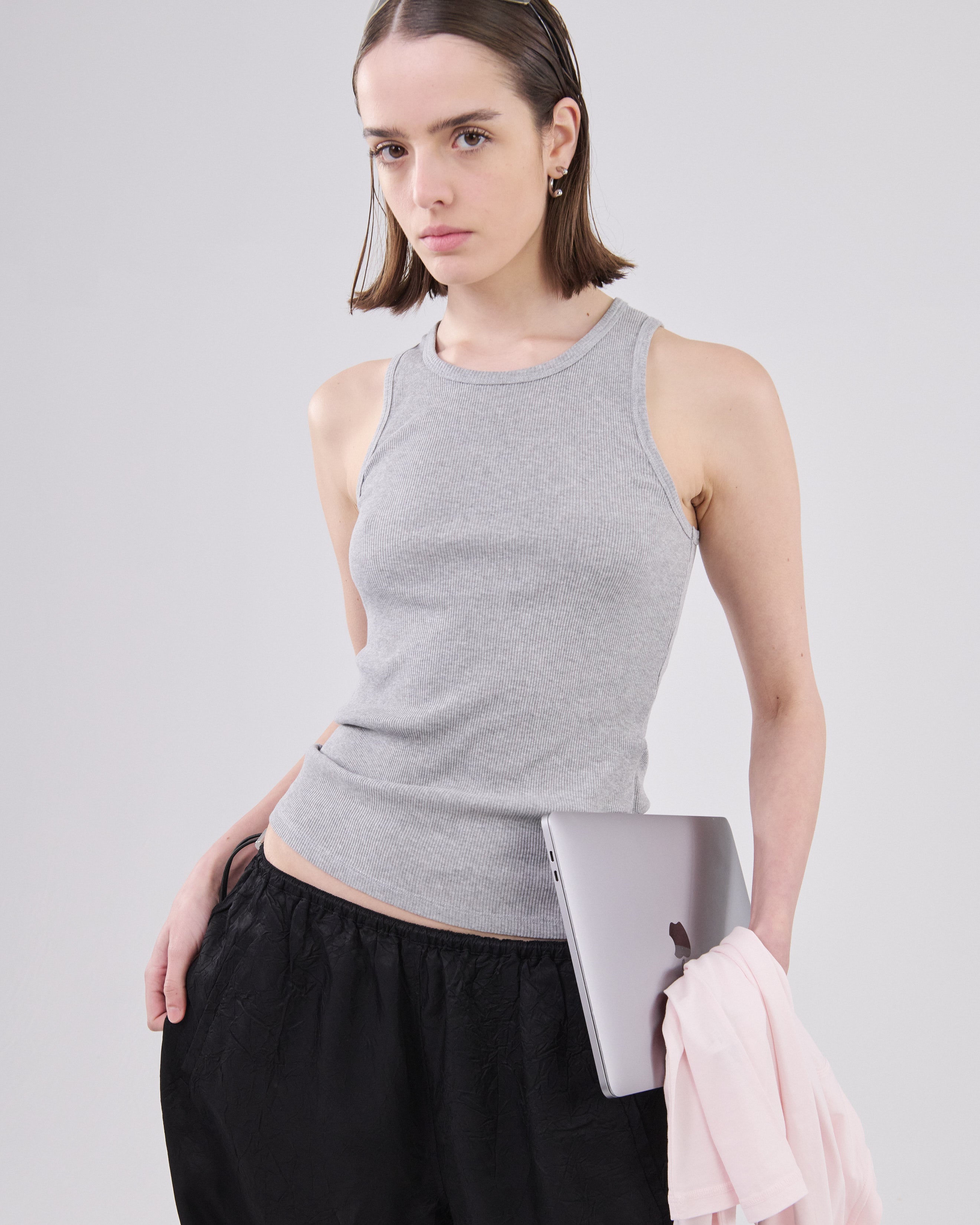 Classic Tank Top, Grey Mescla