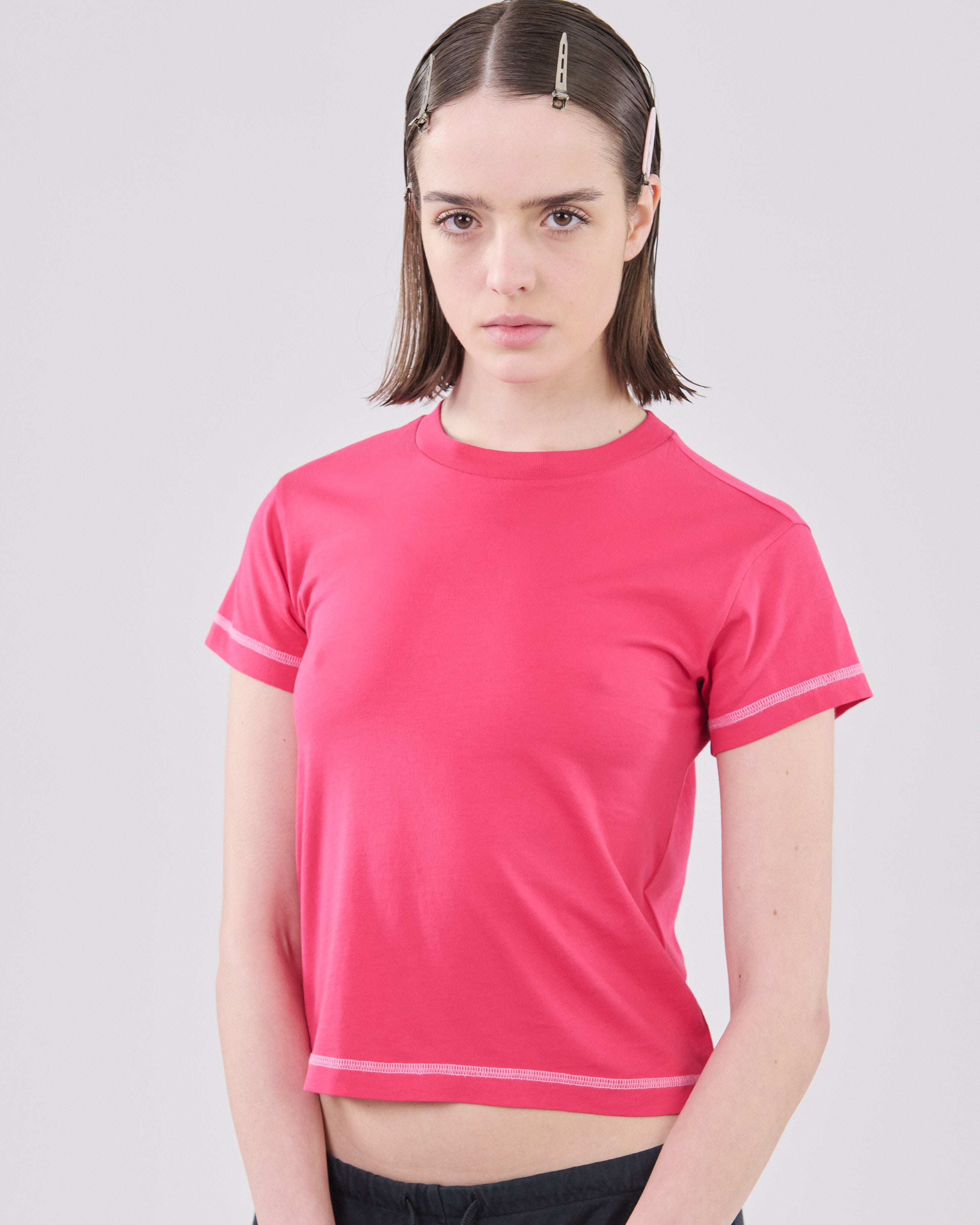 Cropped T-Shirt, Roseberry