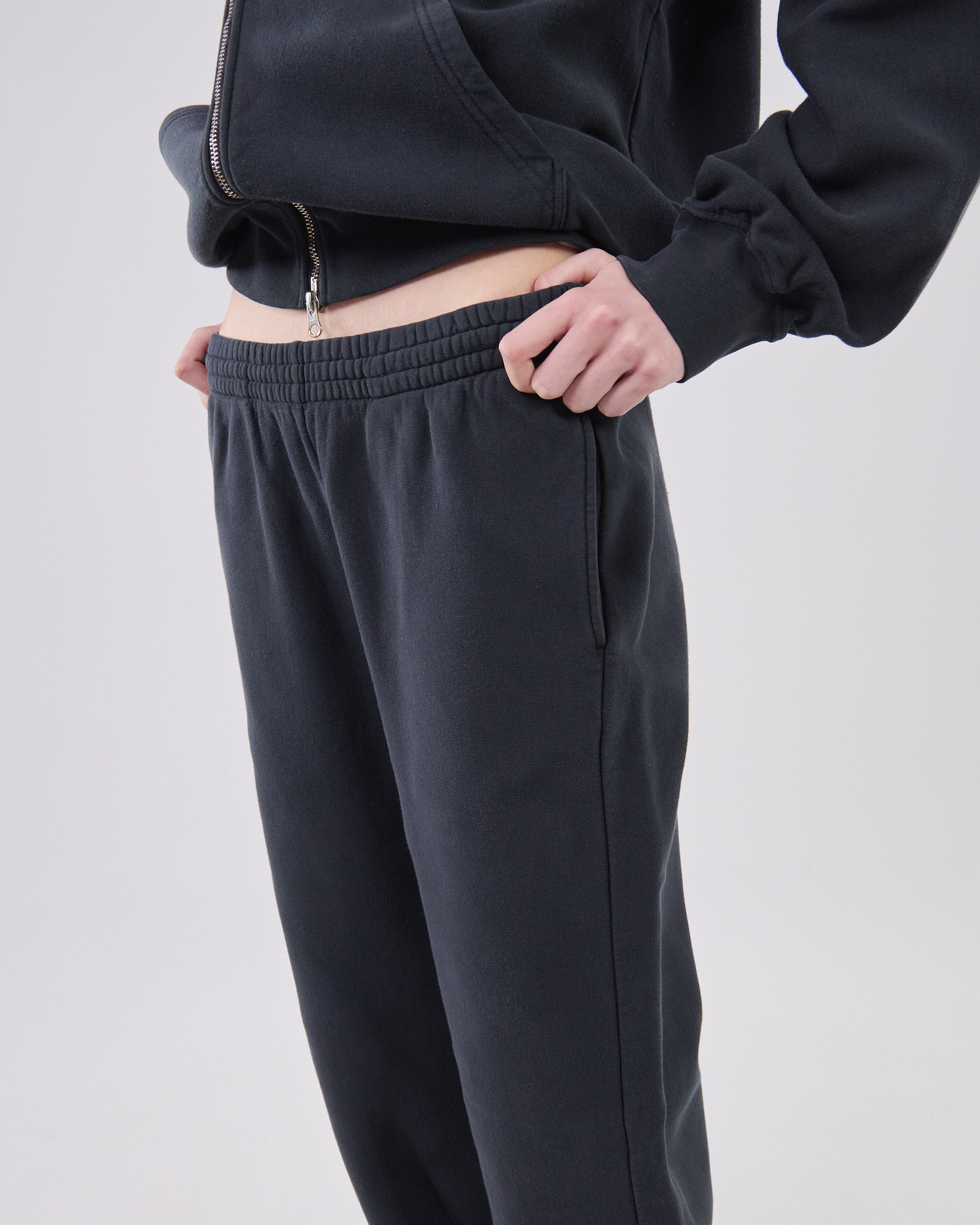 Oversized Sweatpants Crossgrain 310, True Black