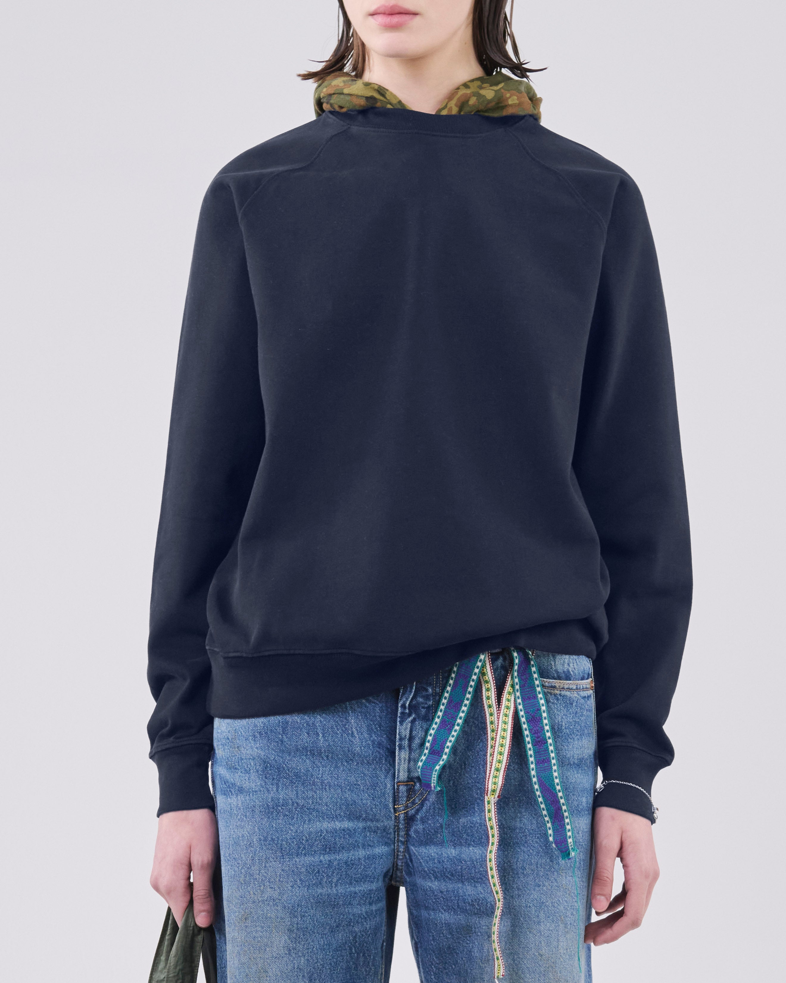 Raglan Sweatshirt, Dark Navy