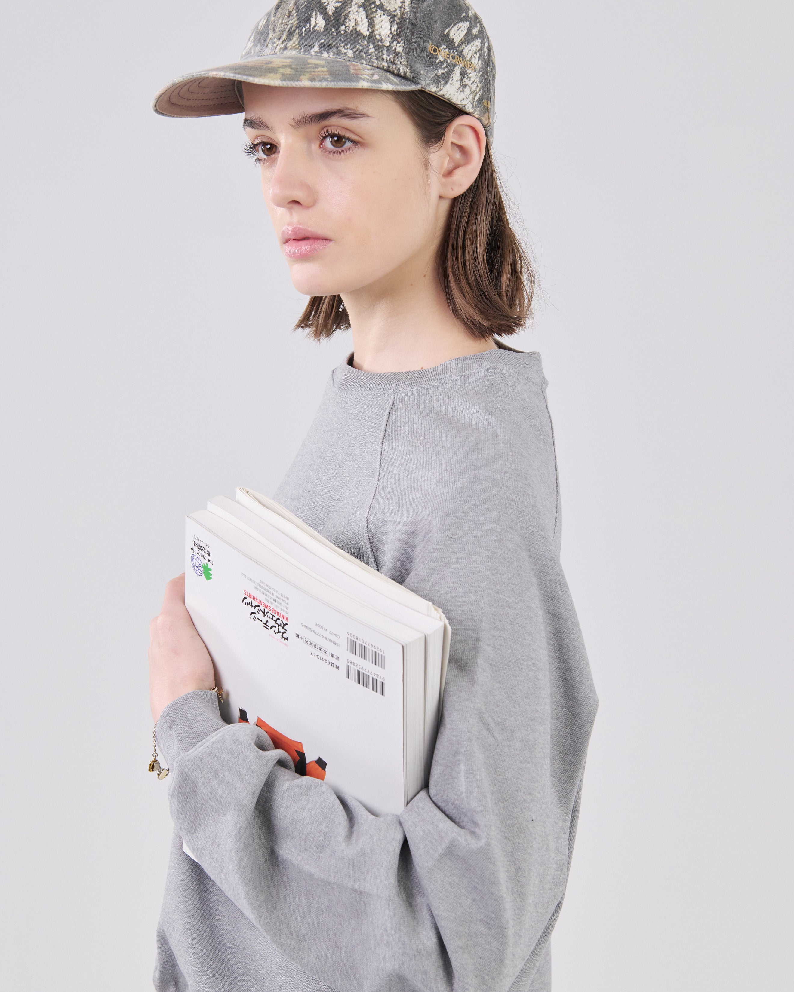 Raglan Sweatshirt, Grey Mescla