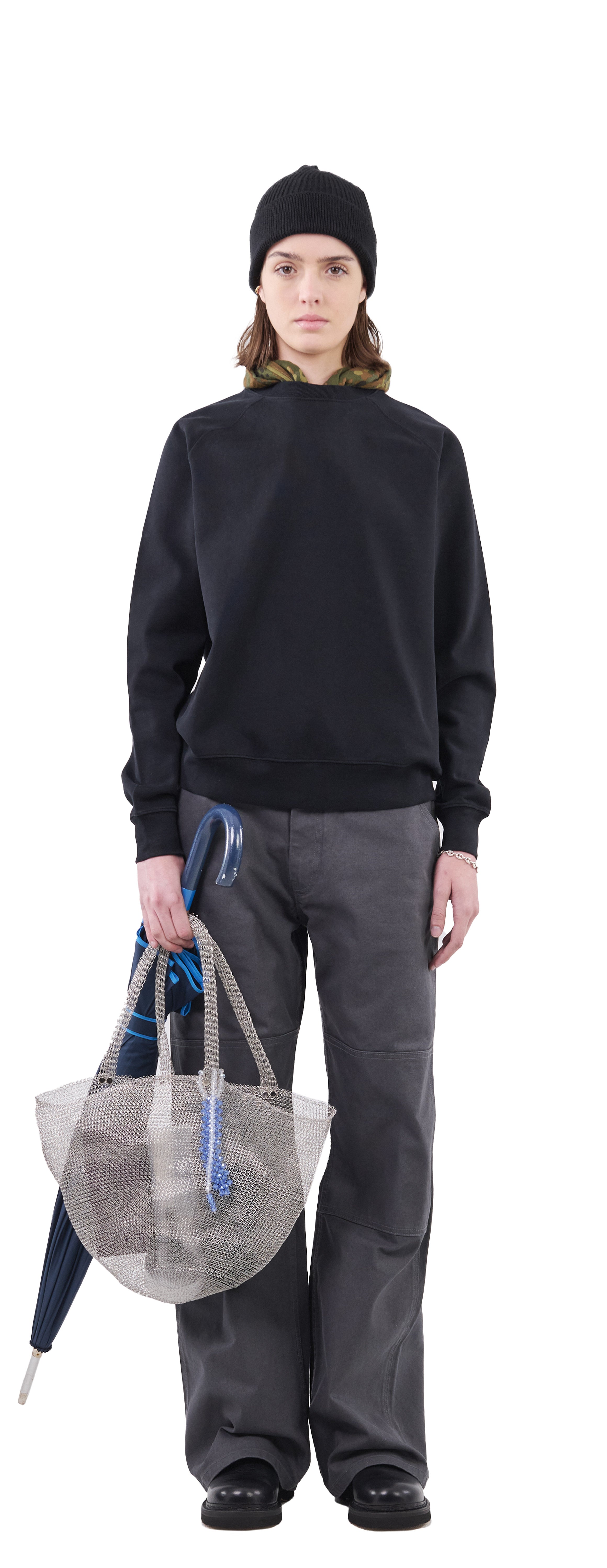 Raglan Sweatshirt, True Black
