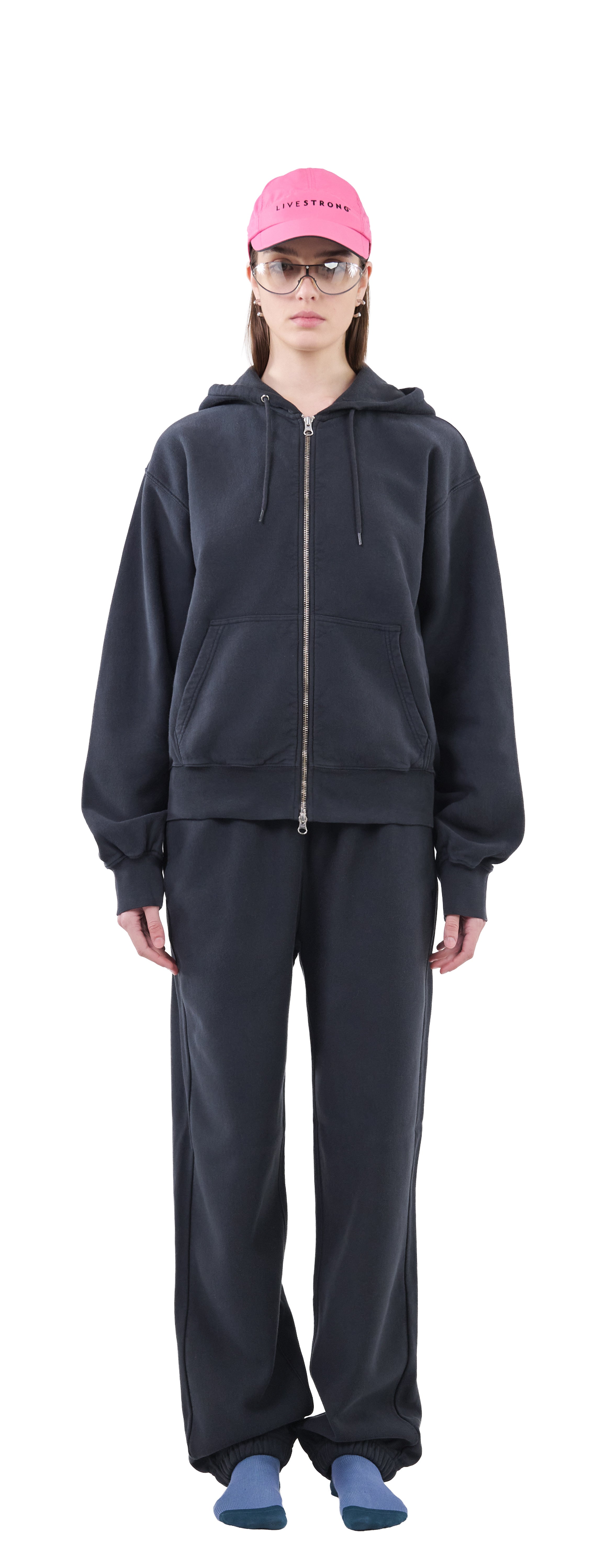 Zip Hoodie Crossgrain 310, True Black
