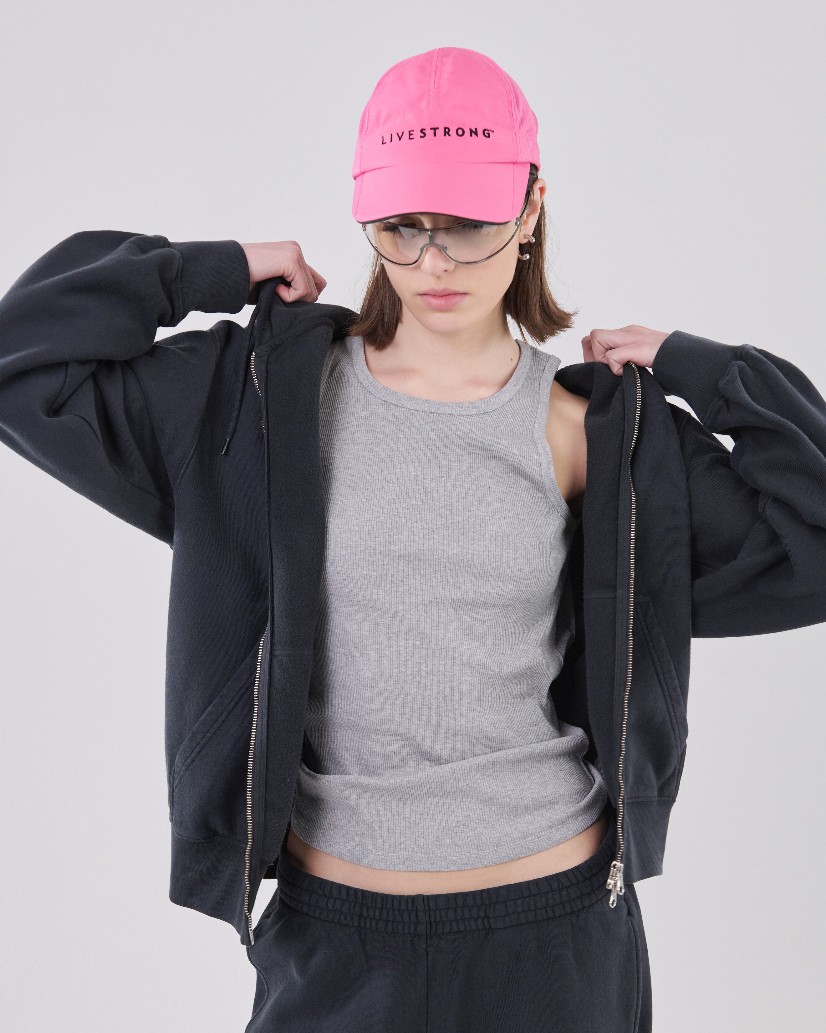 Zip Hoodie Crossgrain 310, True Black