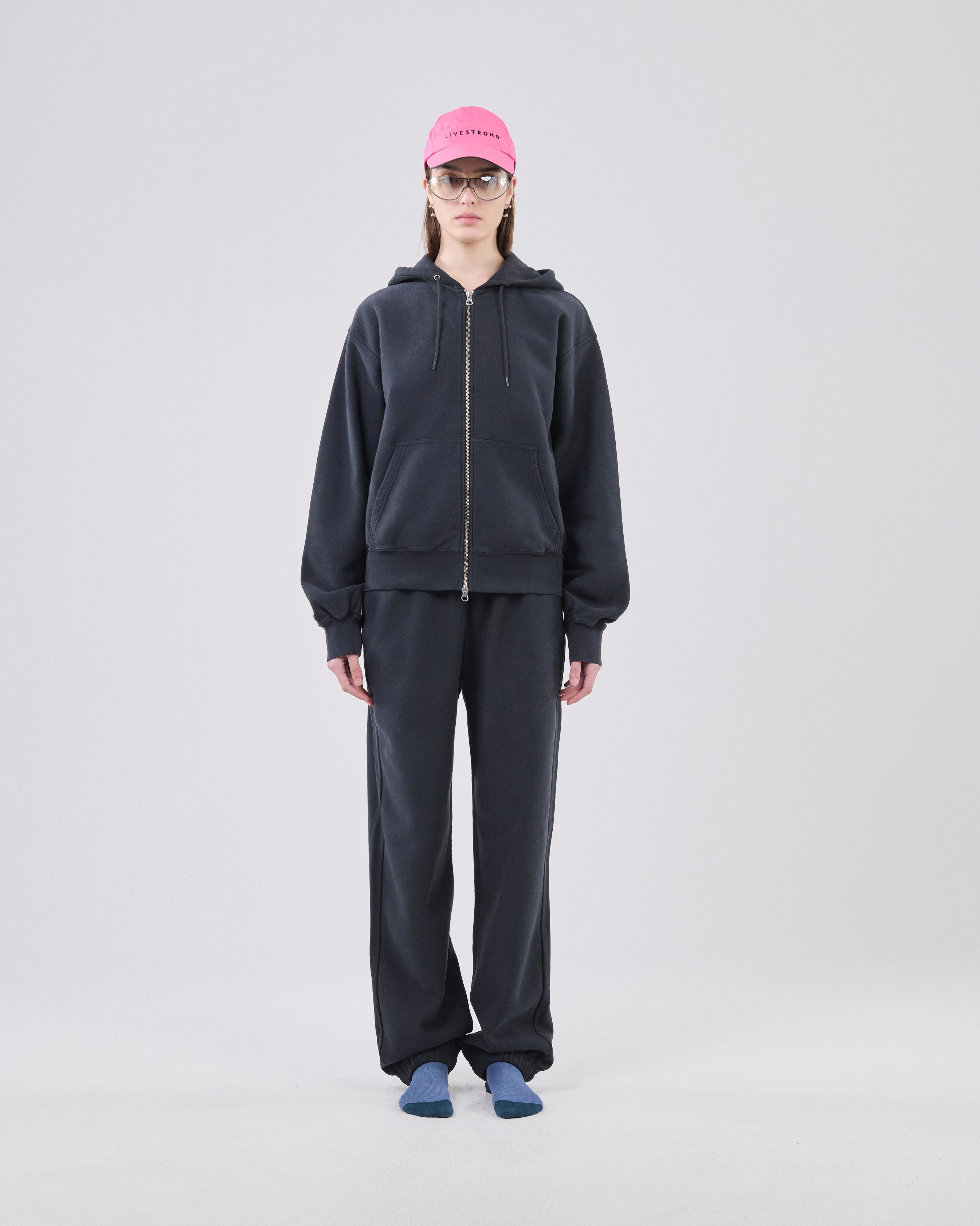 Zip Hoodie Crossgrain 310, True Black