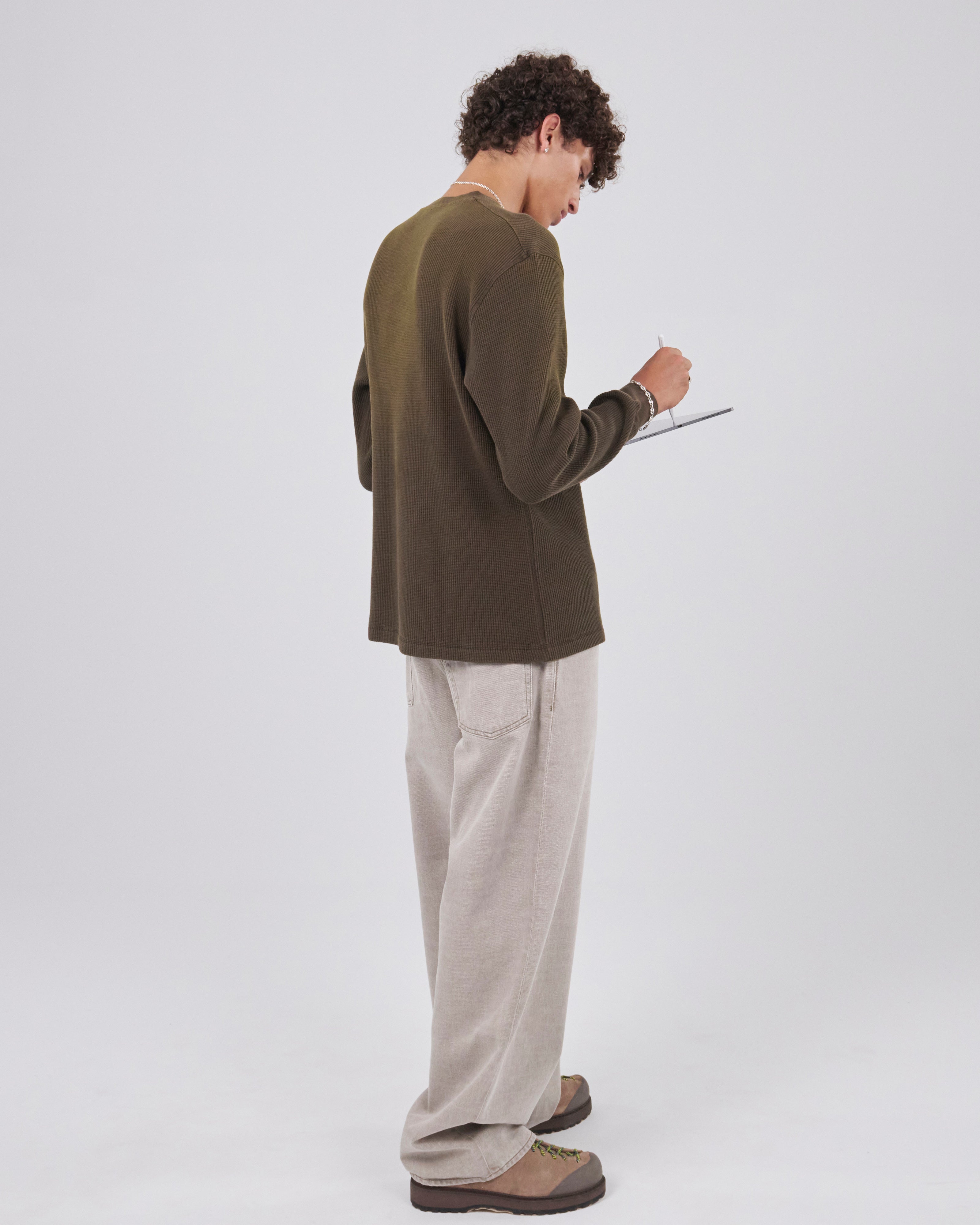 Waffle Longsleeve , Petrichor