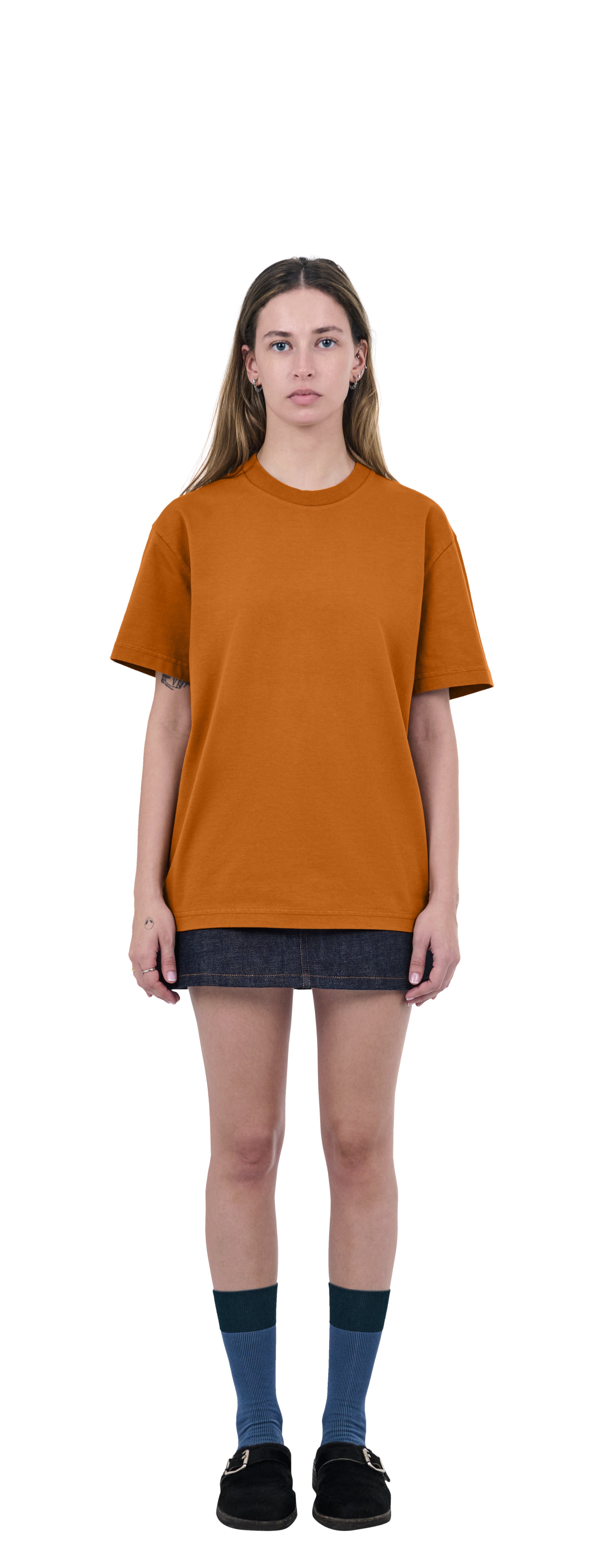 Boxy T-Shirt, Amber Ash