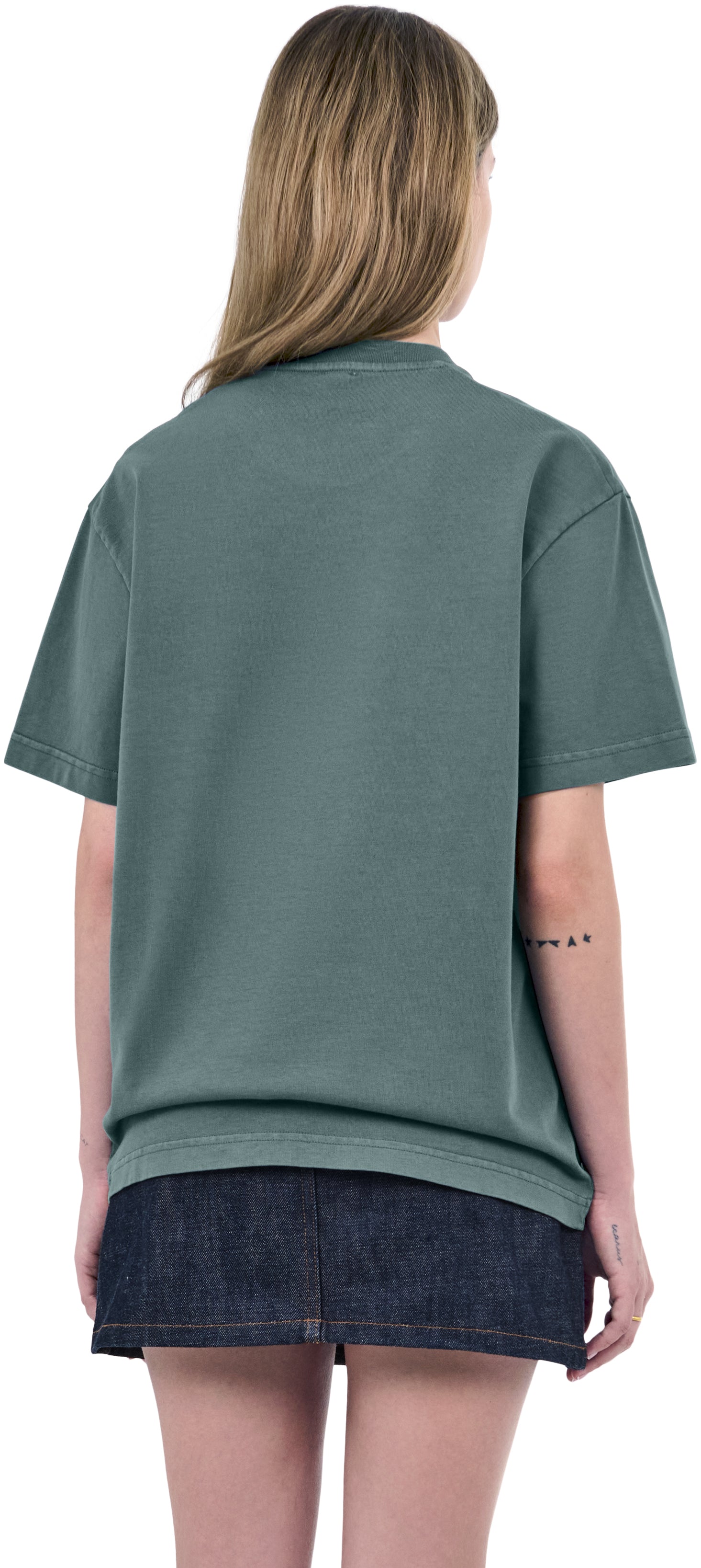 Boxy T-Shirt, Shadow Leaf