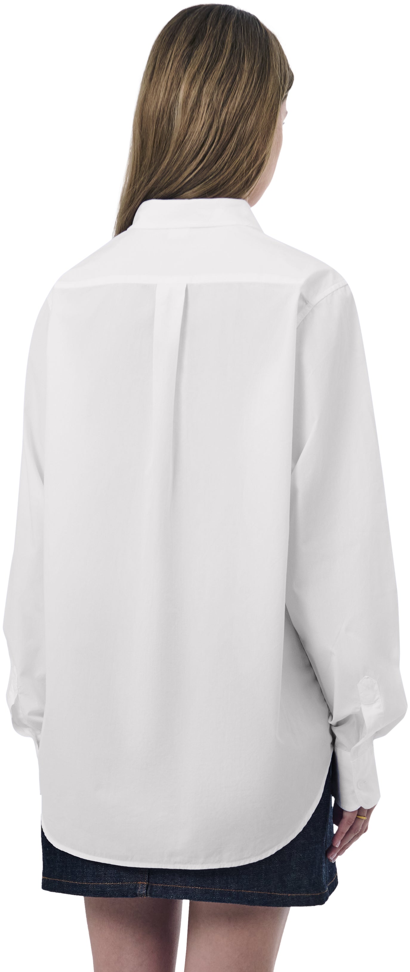 Shark Collar Shirt, True White