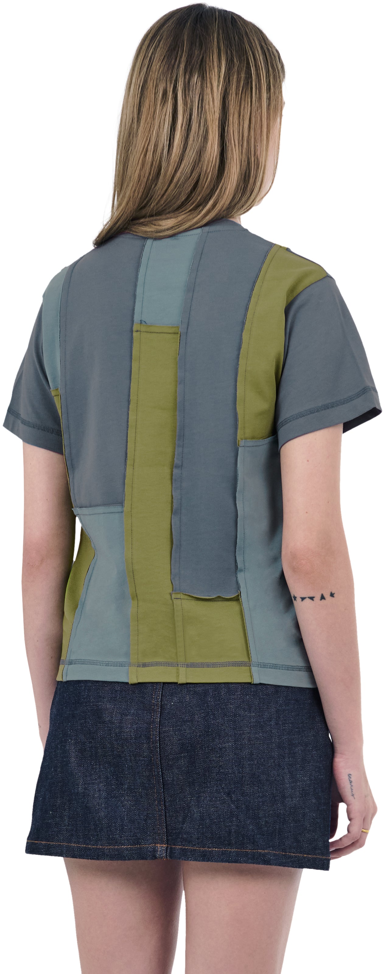 Tiny T-Shirt Patchwork, Mossy Quilt
