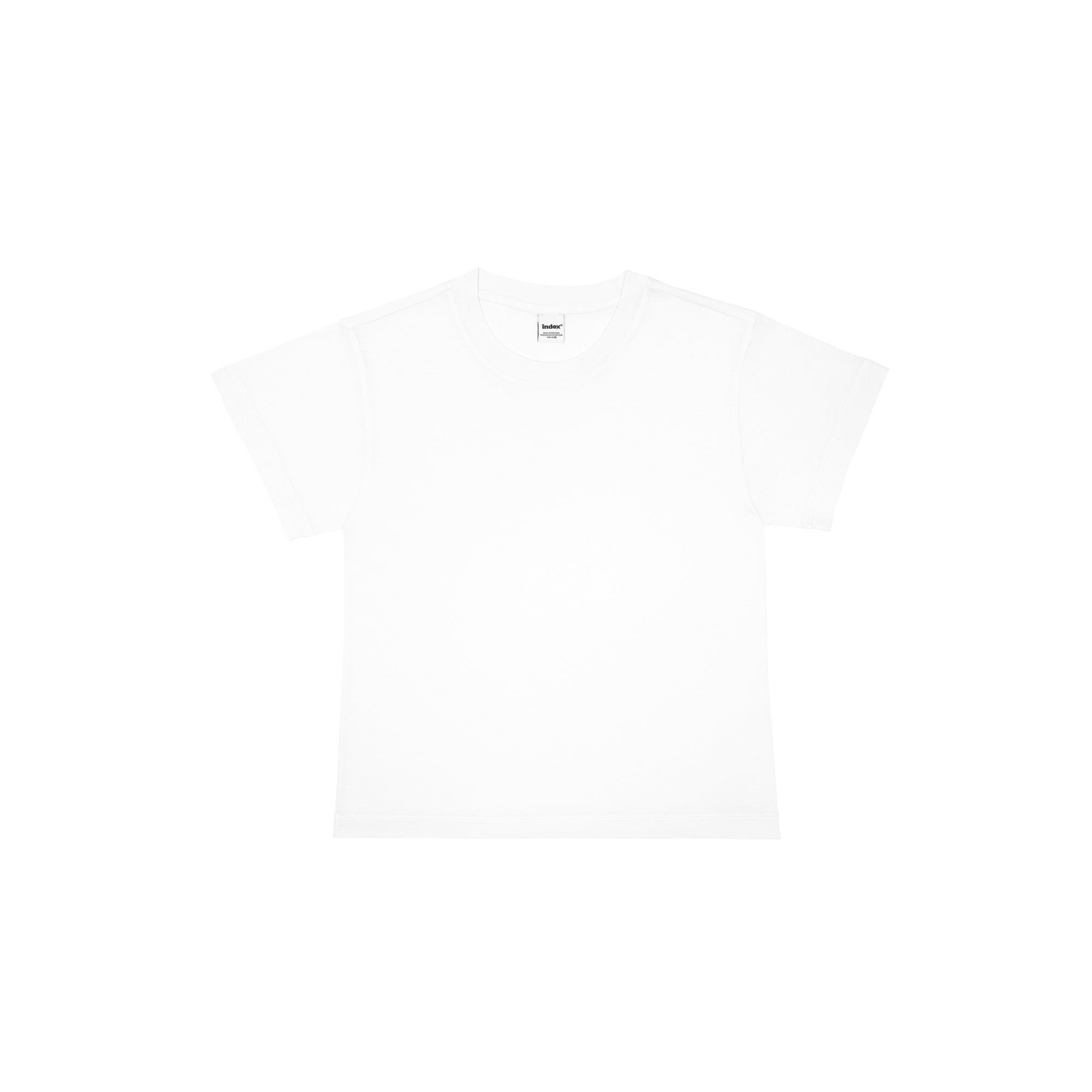 Cropped T-Shirt, True White