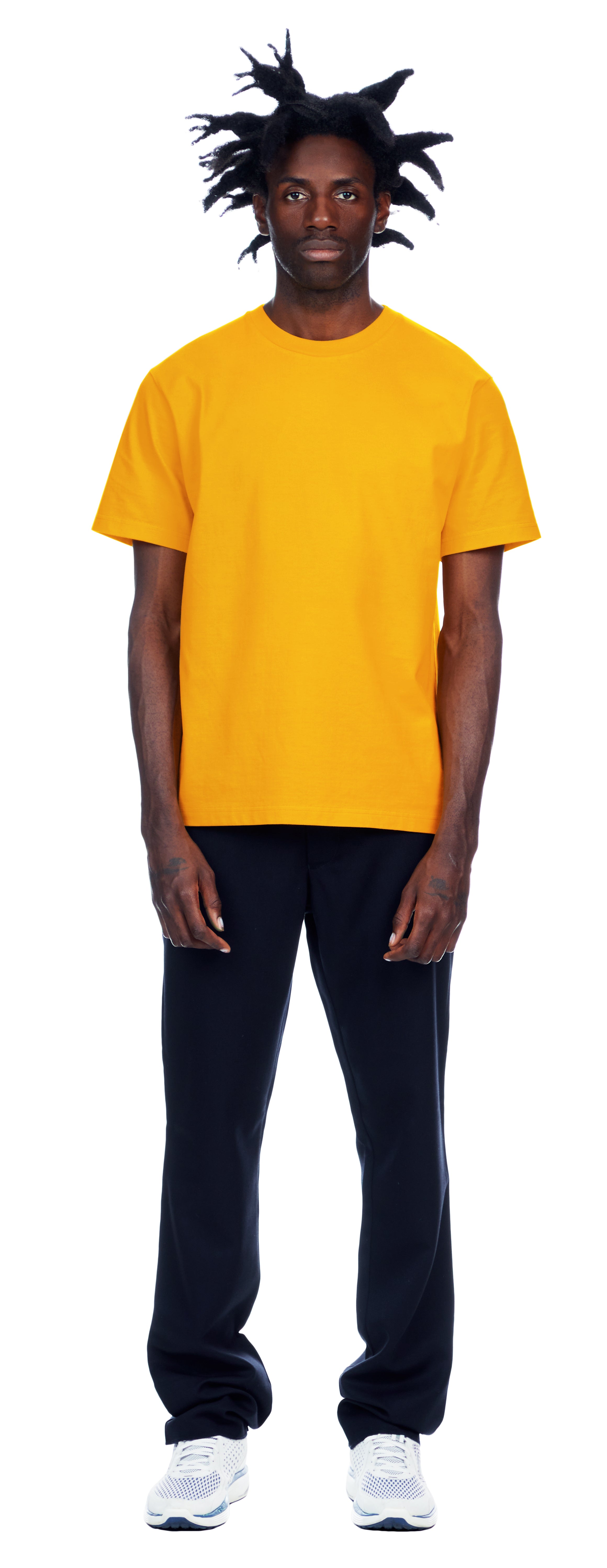 Boxy T-Shirt, Saffron
