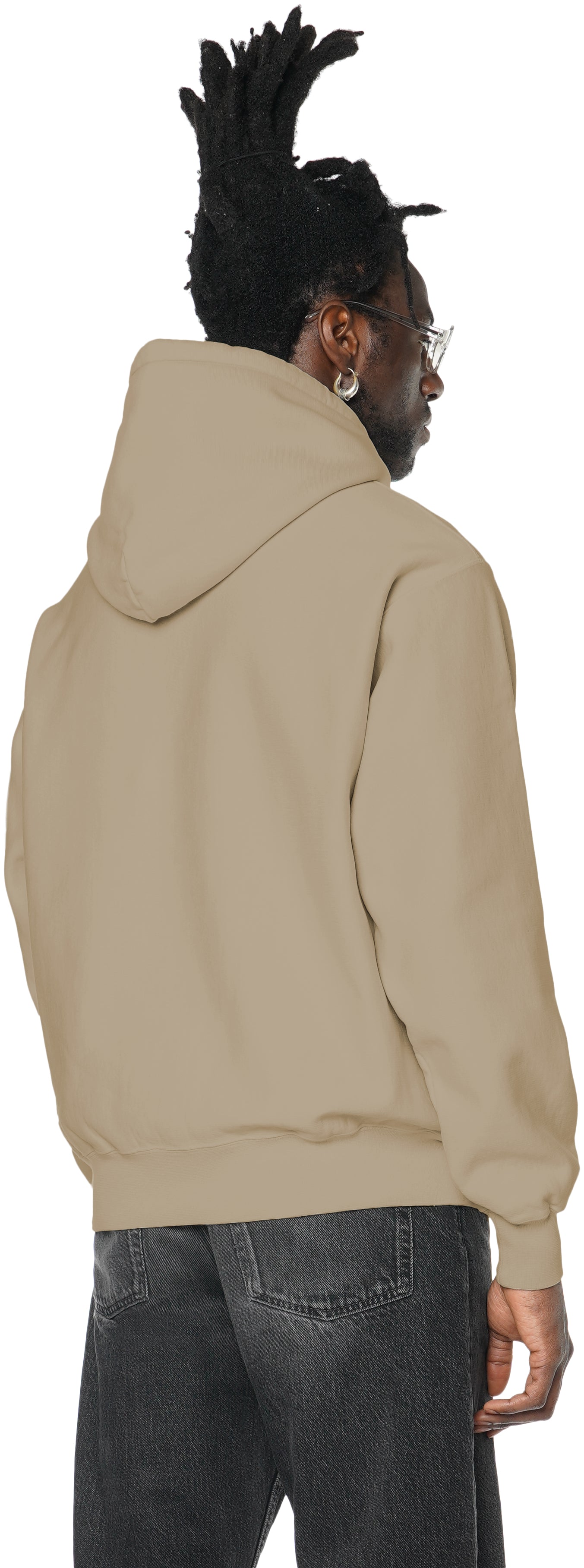 Classic Hoodie Crossgrain, Burnt Sand