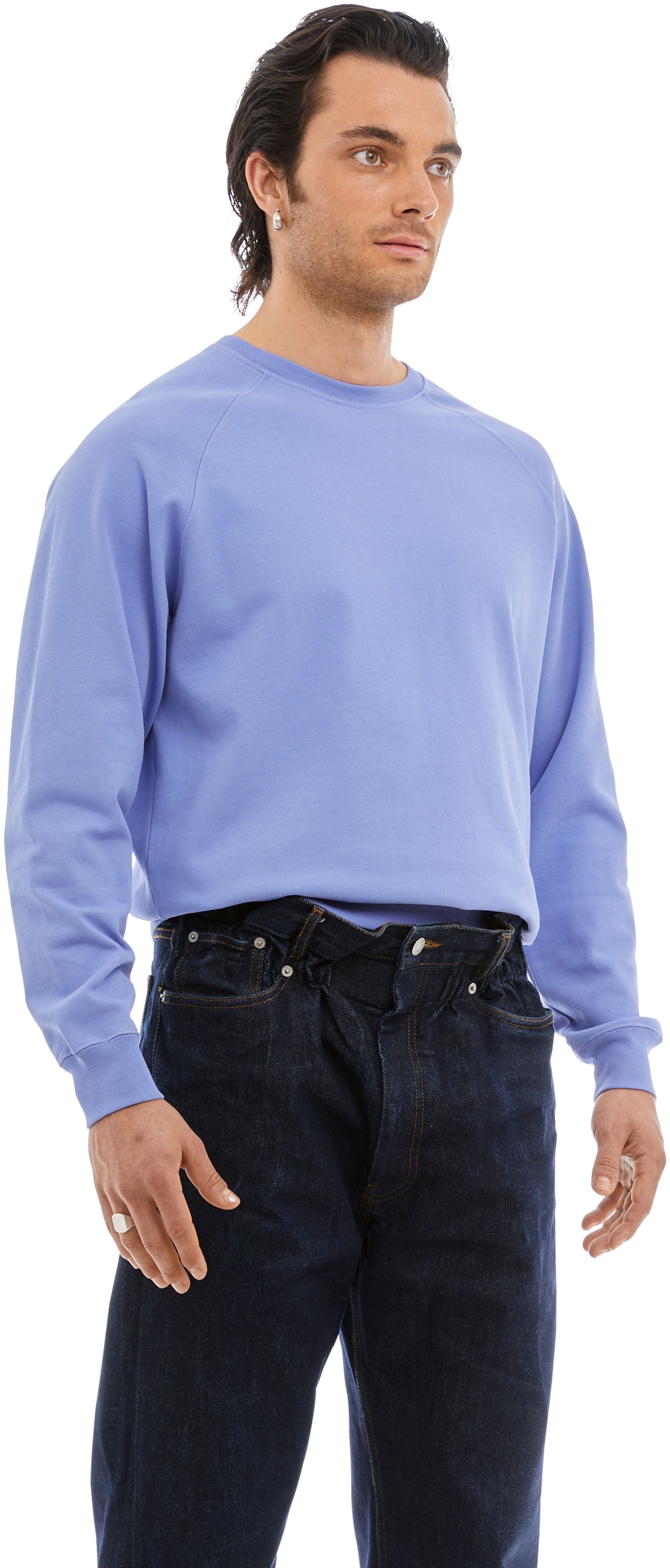 Raglan Sweatshirt, Vinca Periwinkle
