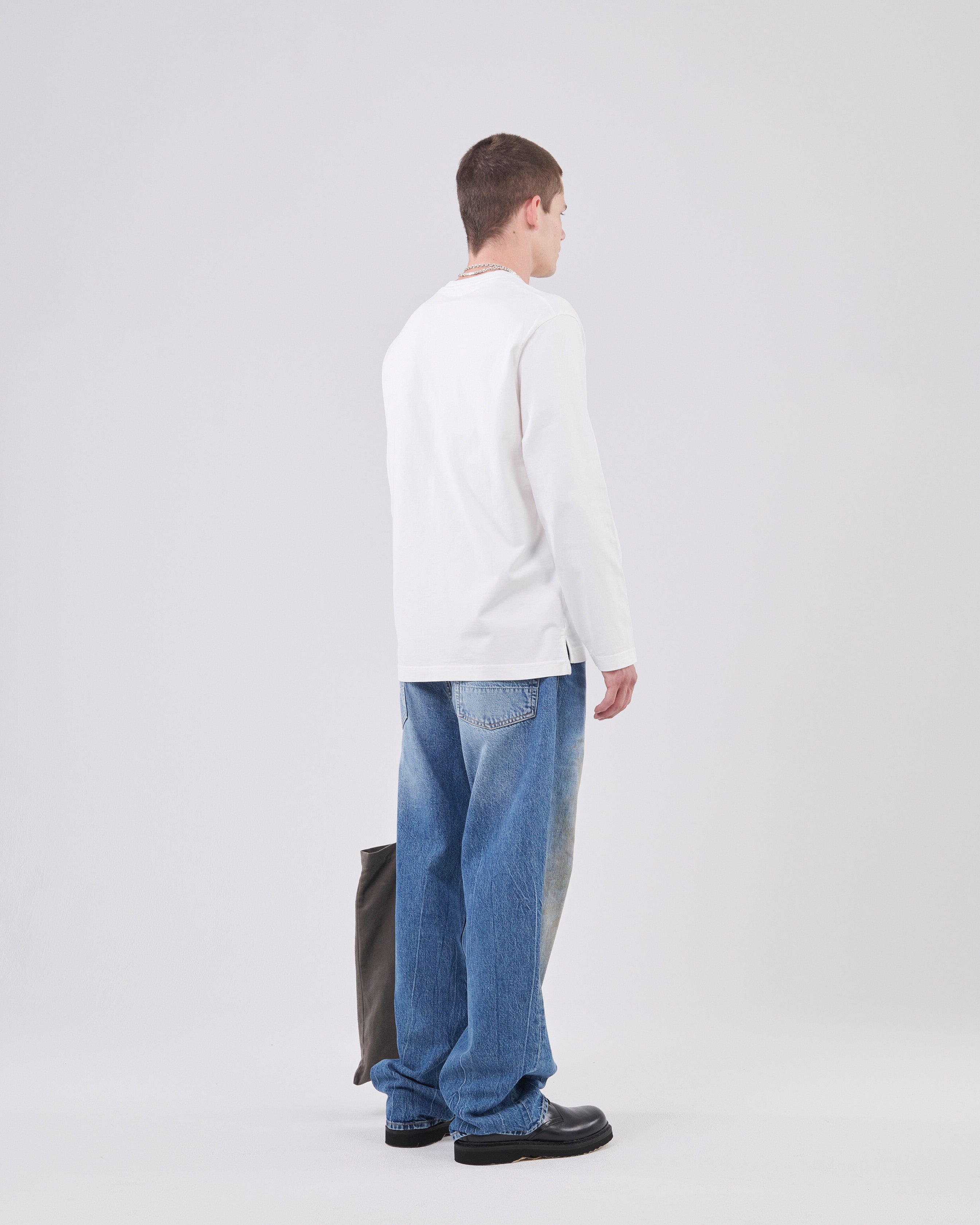 Boxy Longsleeve, True White