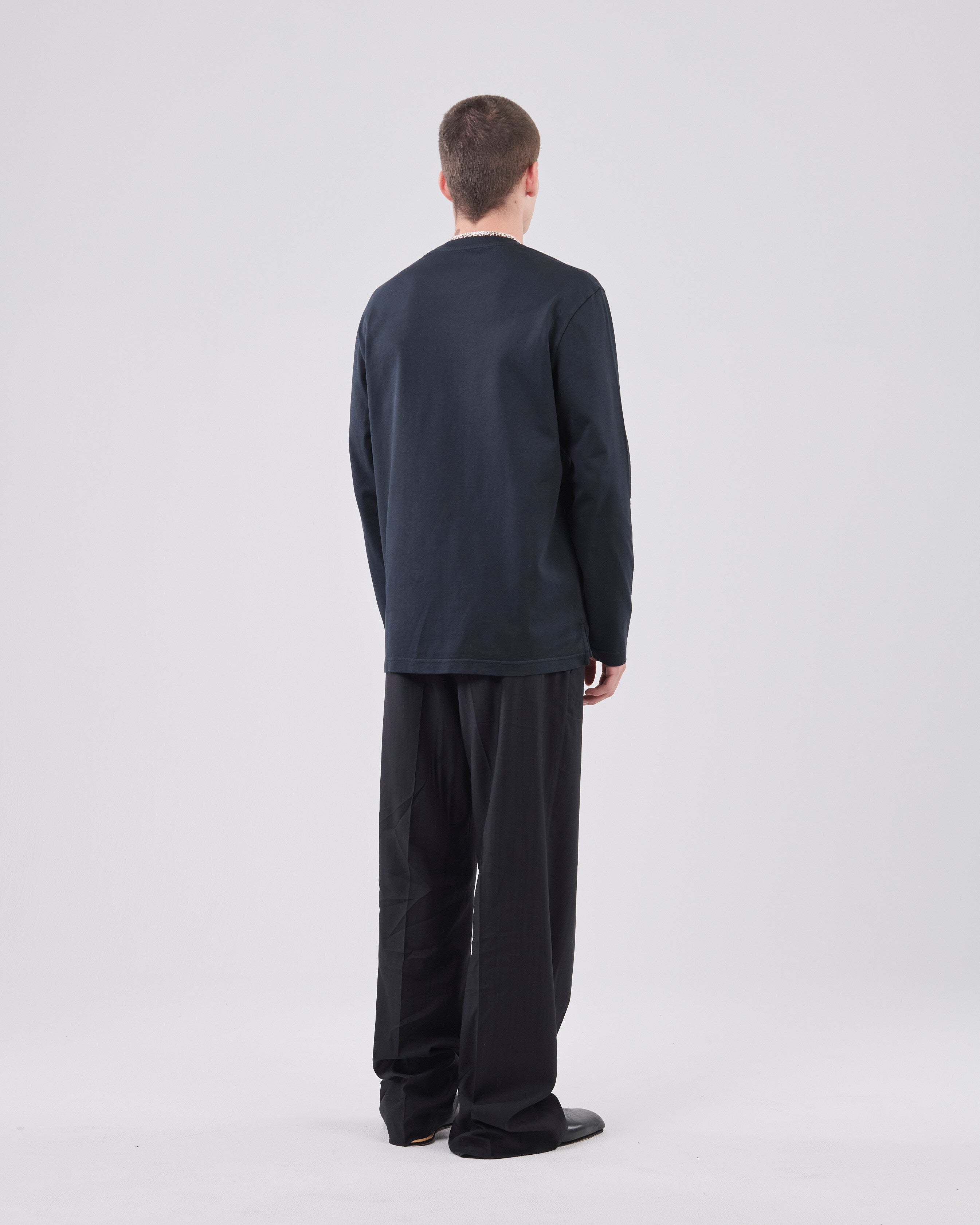 Boxy Longsleeve, True Black