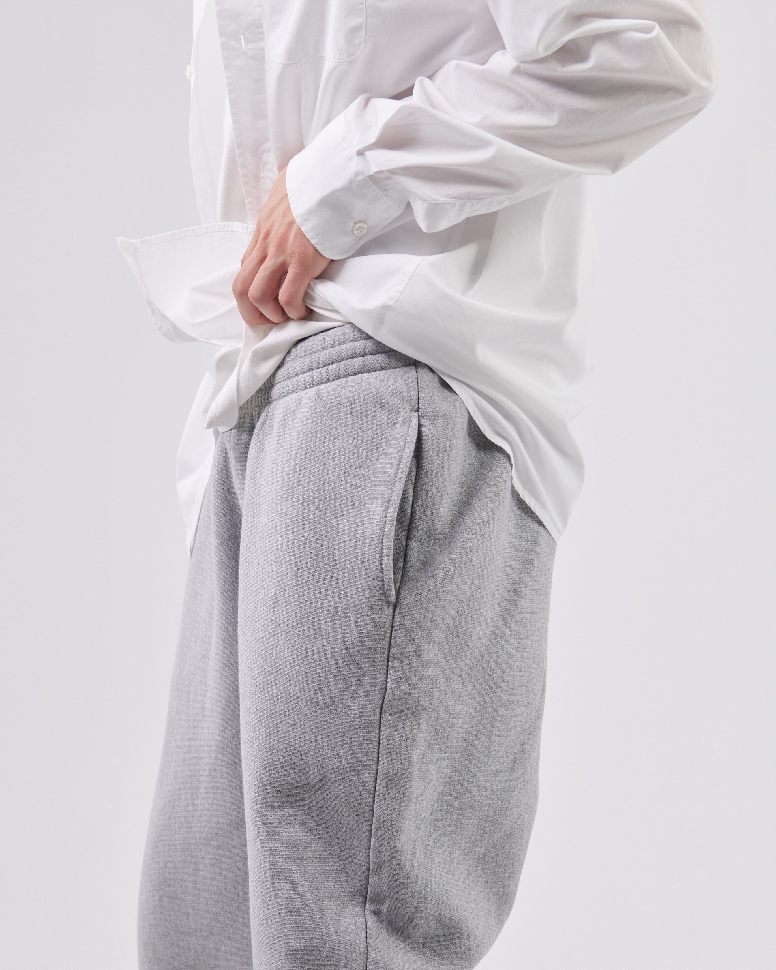 Classic Sweatpants Crossgrain, Grey Mescla