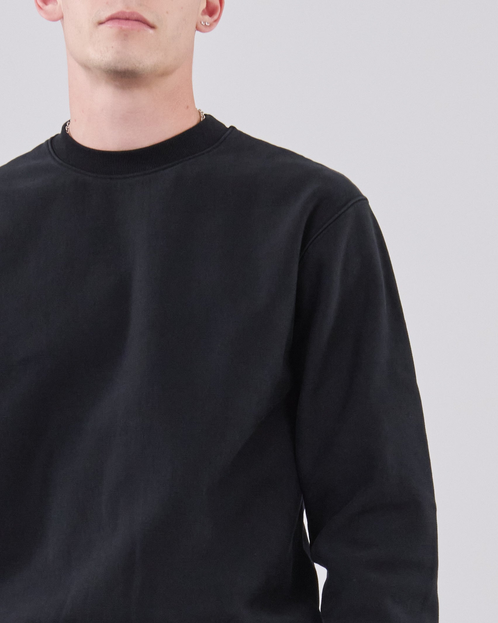 Classic Sweatshirt Crossgrain, True Black