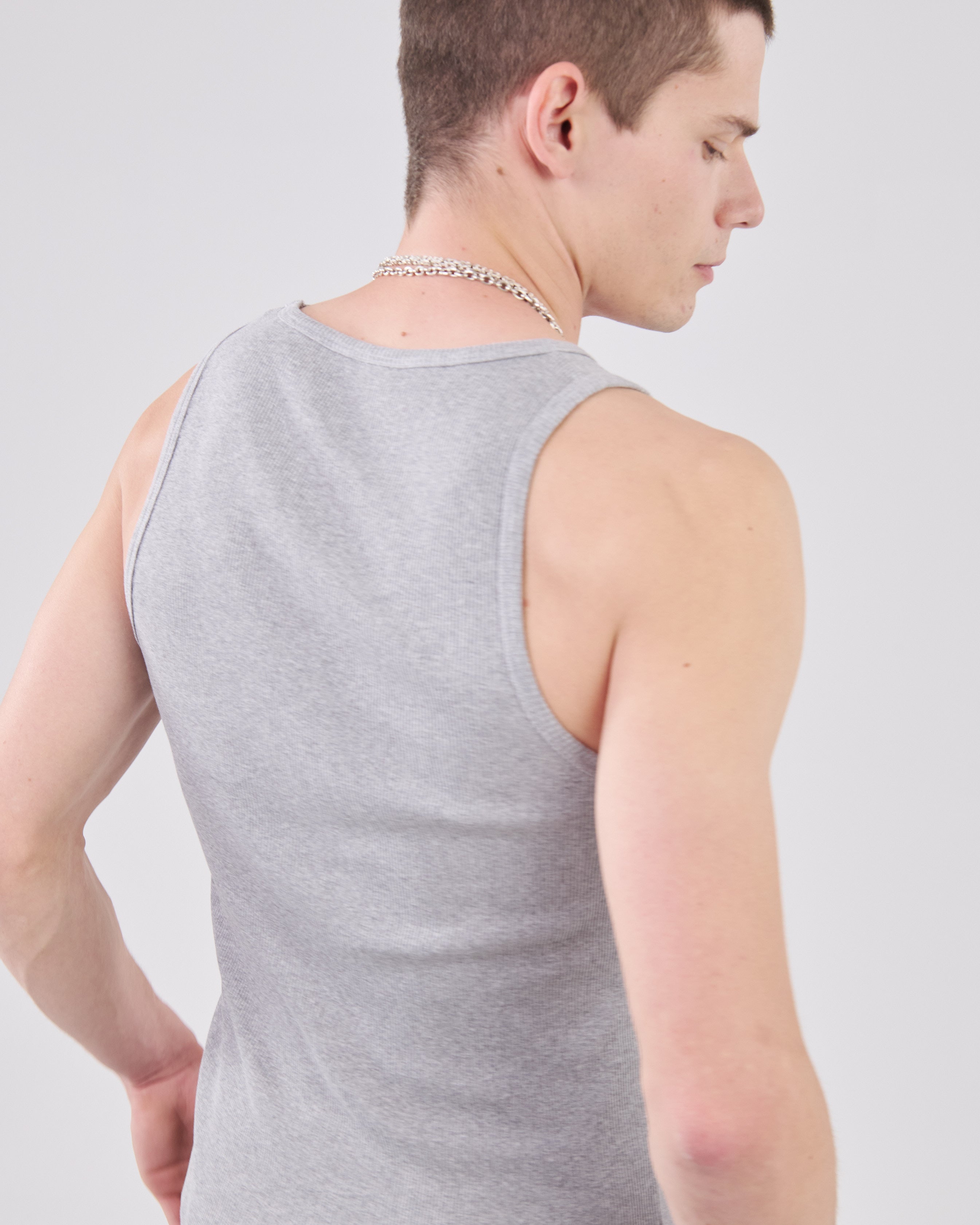 Classic Tank Top, Grey Mescla