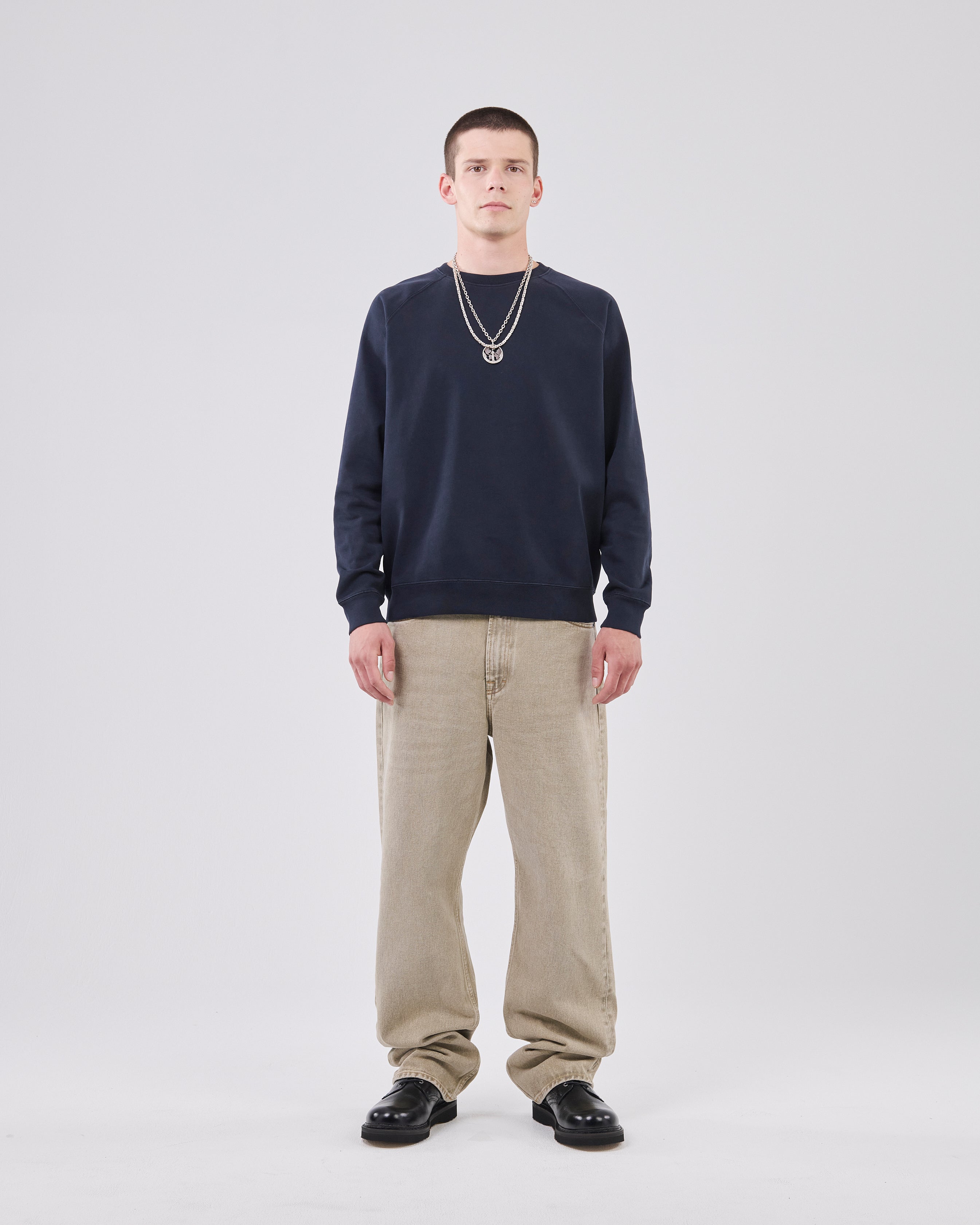 Raglan Sweatshirt, Dark Navy