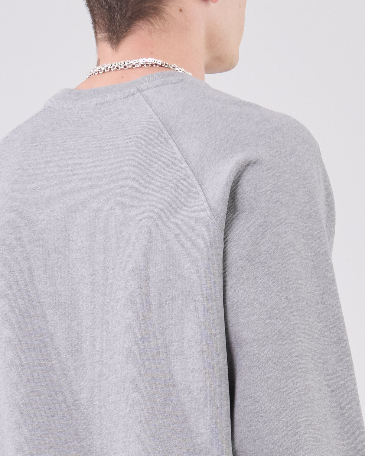 Raglan Sweatshirt, Grey Mescla