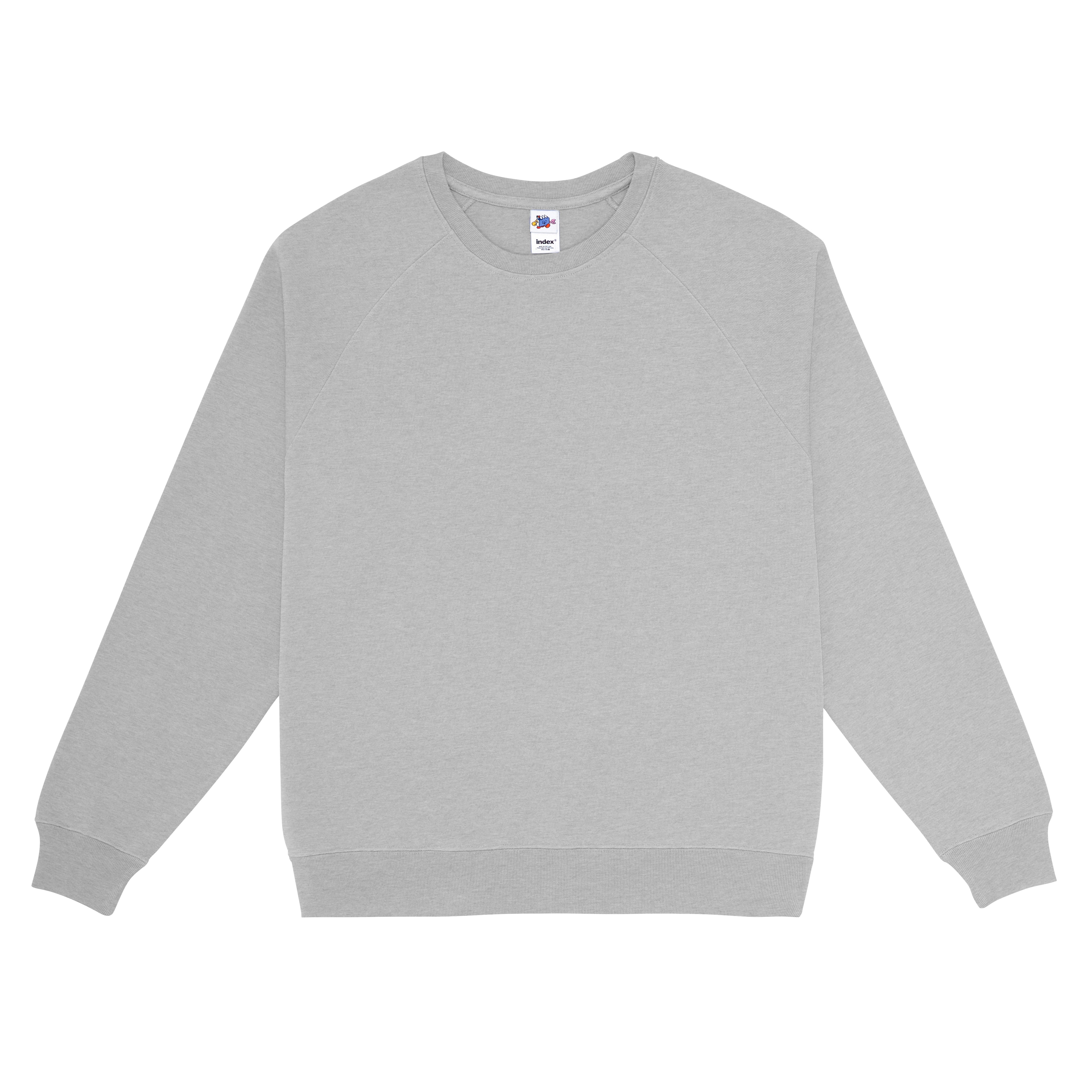 Raglan Sweatshirt, Grey Mescla