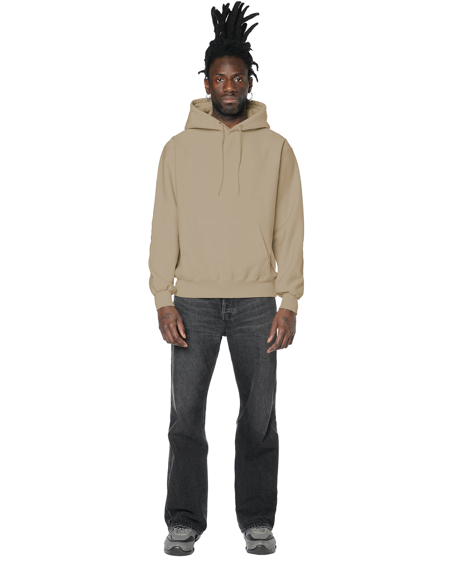 Classic Hoodie Crossgrain, Burnt Sand