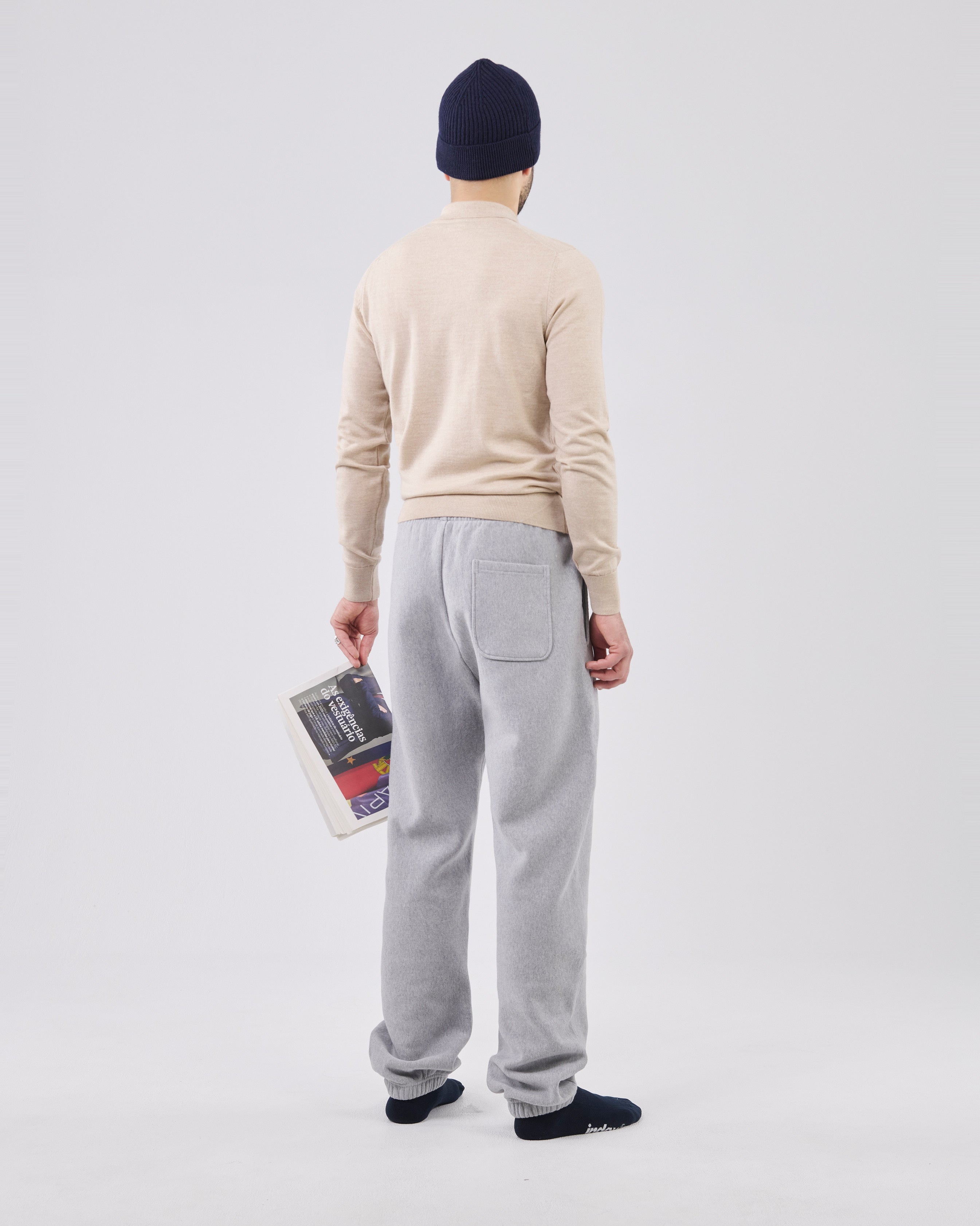 Oversized Sweatpants Crossgrain 310, Grey Mescla