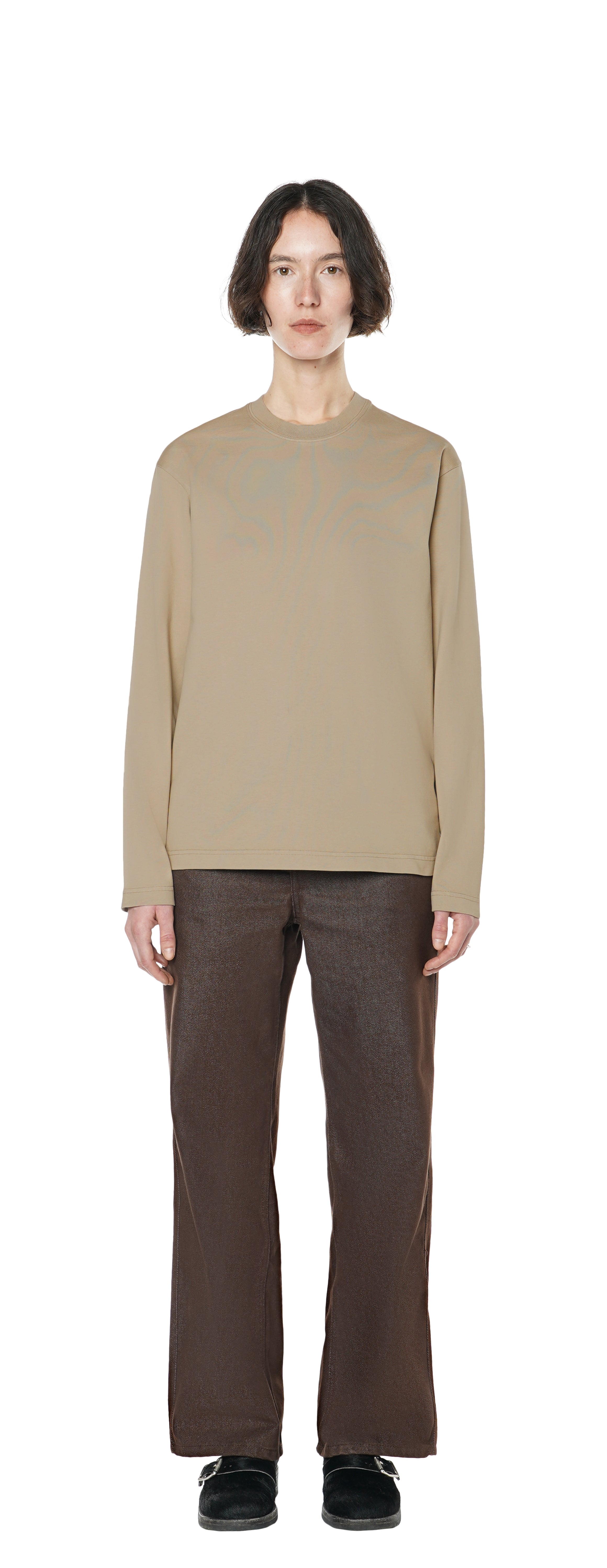 Boxy Longsleeve, Burnt Sand
