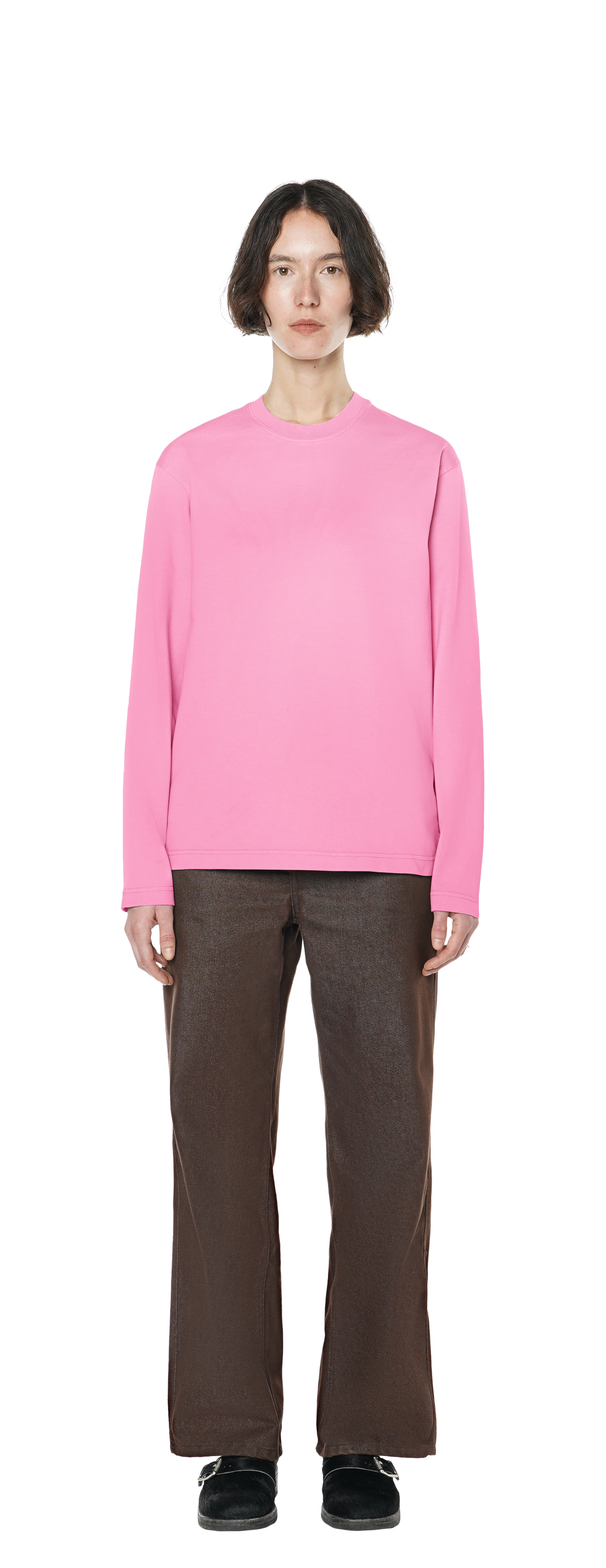 Boxy Longsleeve, Fuchsia