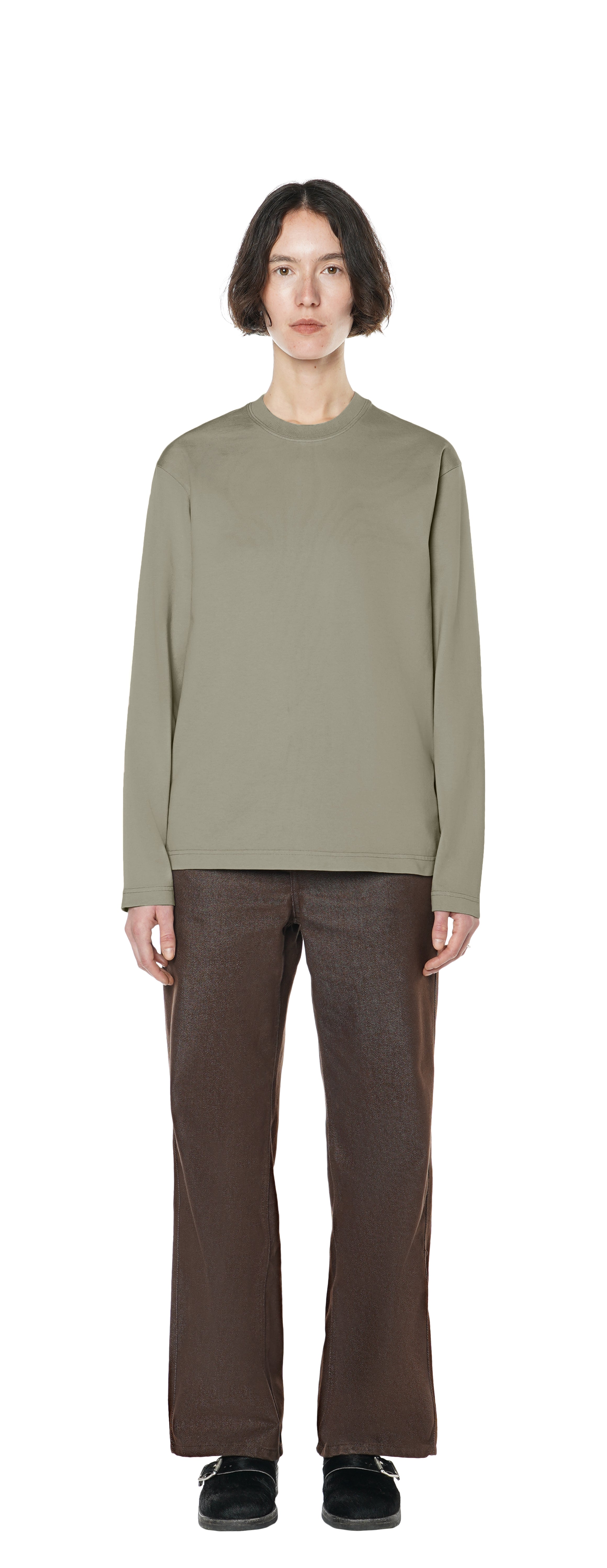 Boxy Longsleeve, Indian Almond