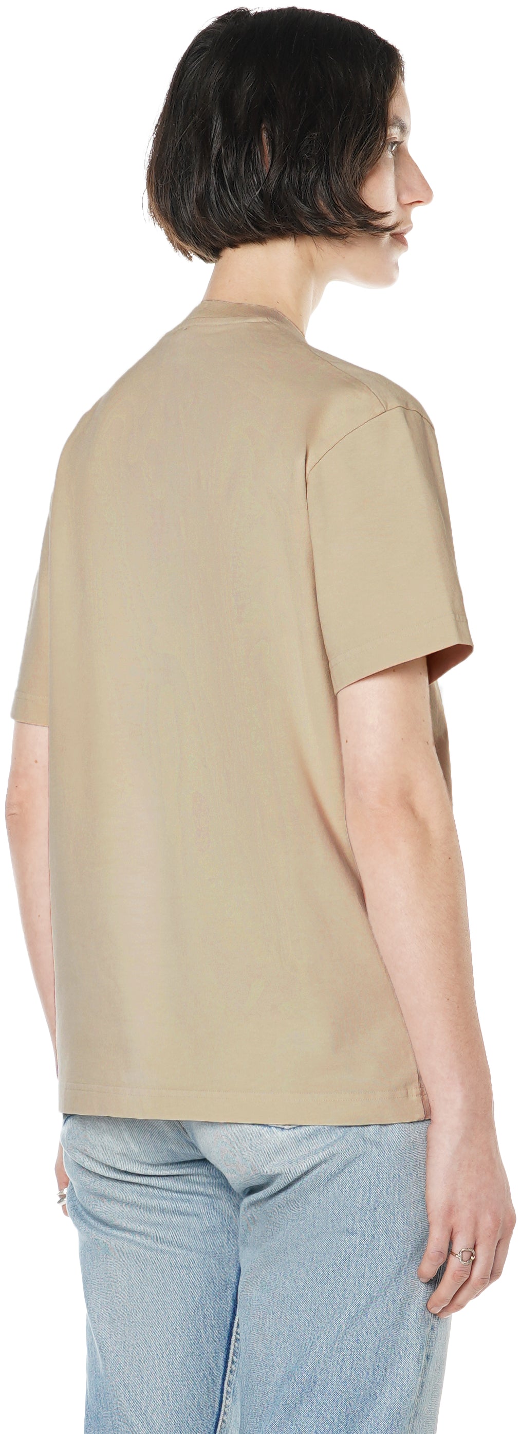 Boxy T-Shirt, Burnt Sand