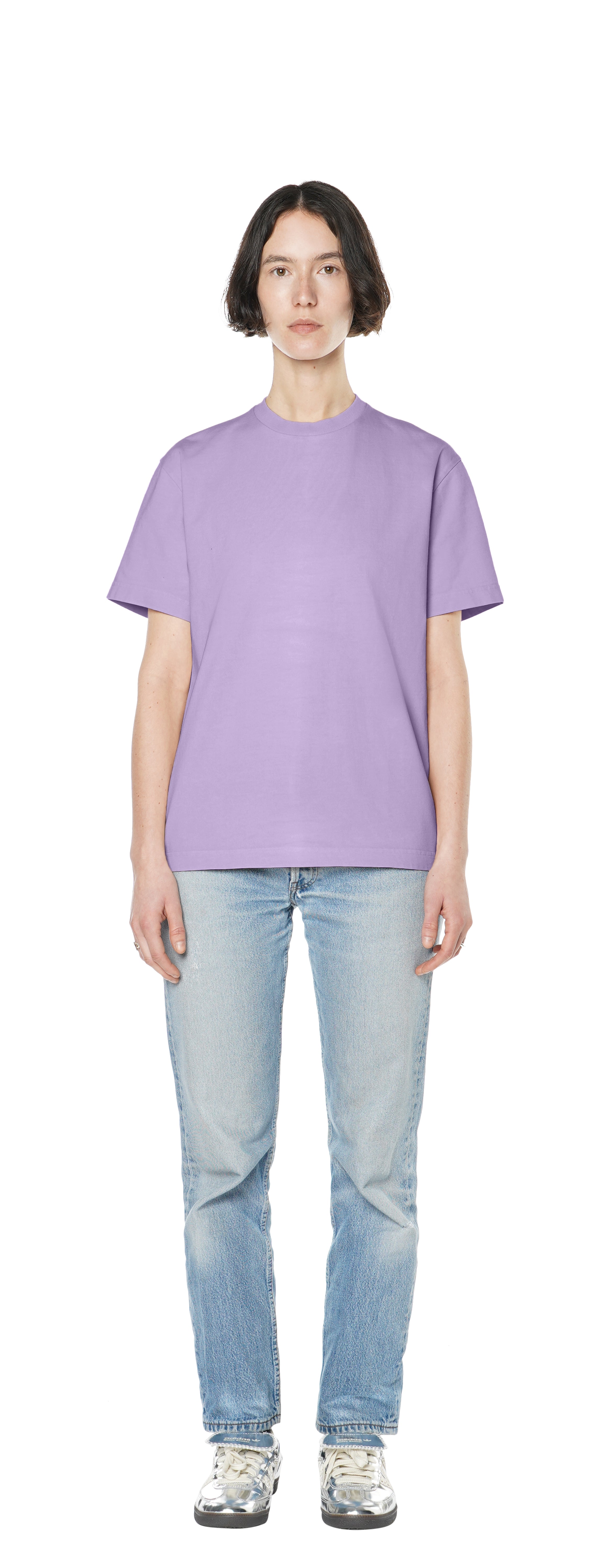 Boxy T-Shirt, Violet Iris