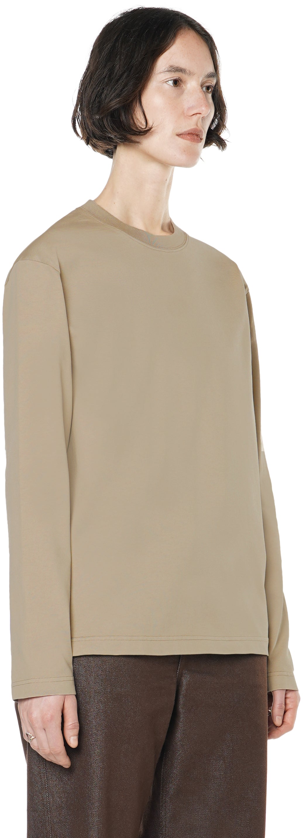 Boxy Longsleeve, Burnt Sand