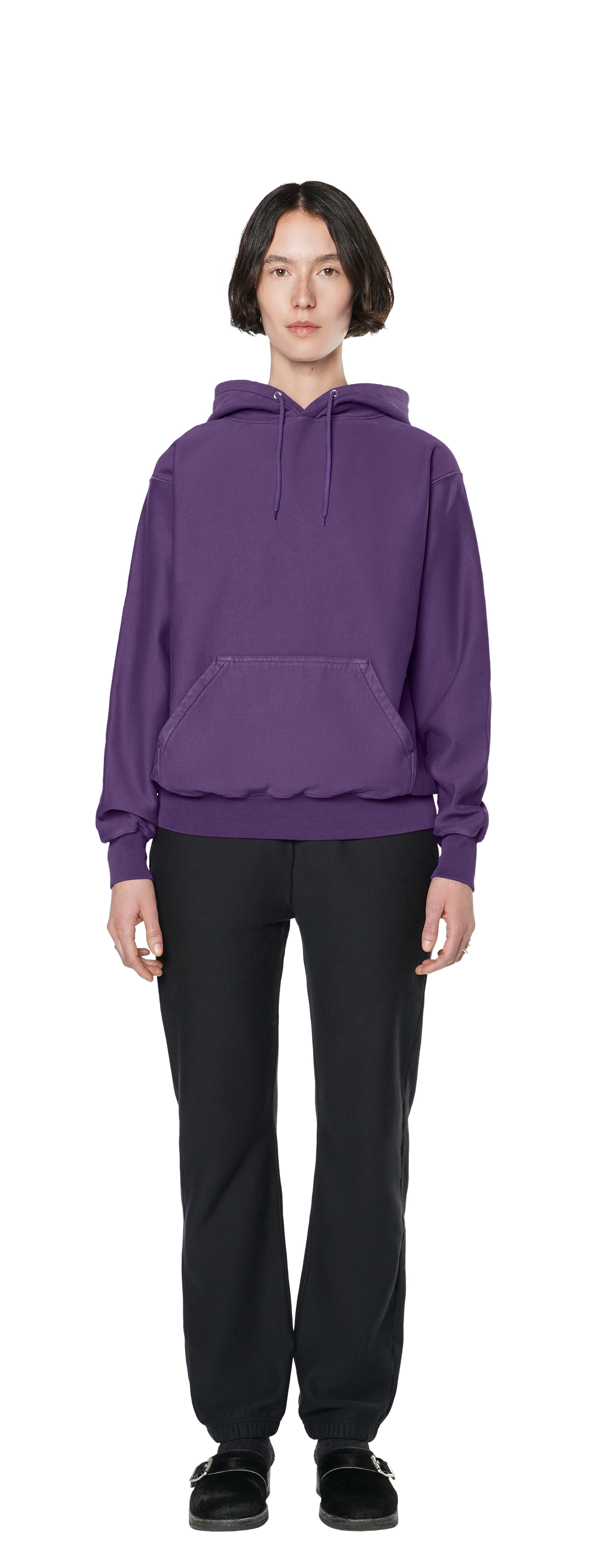 Classic Hoodie Crossgrain, Purple Dawn