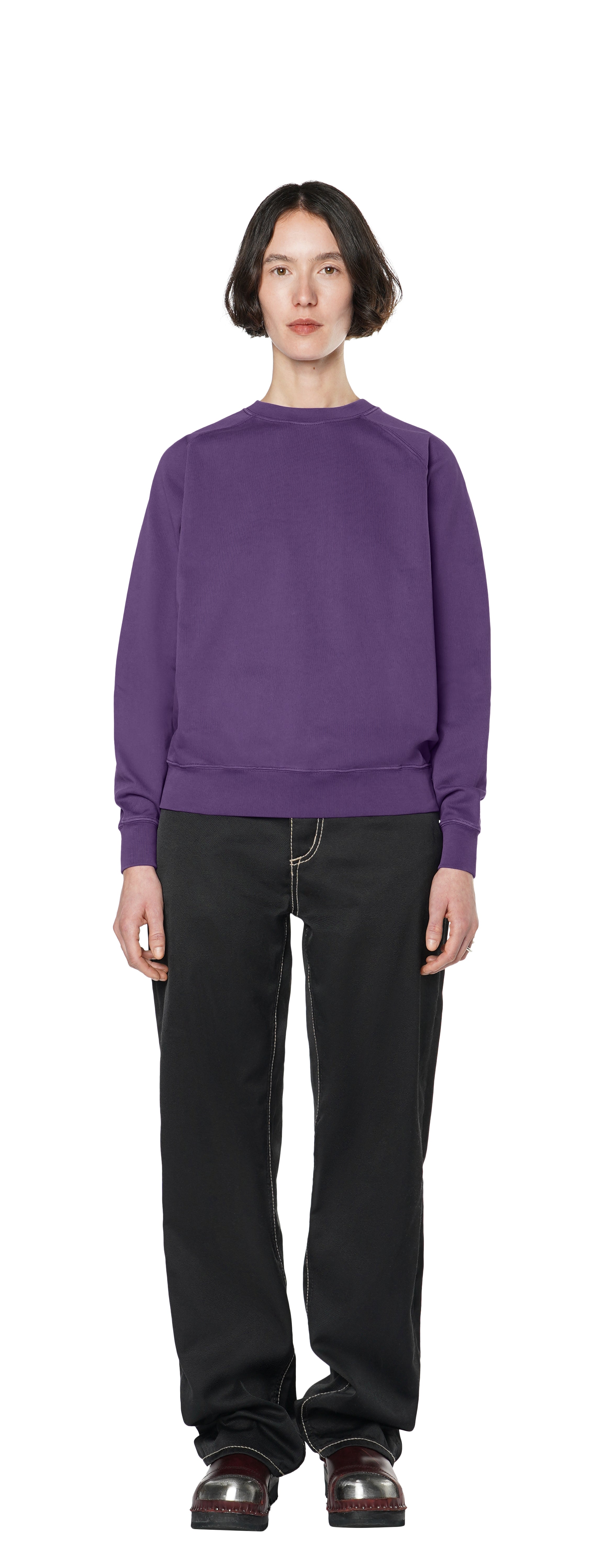 Raglan Sweatshirt, Purple Dawn