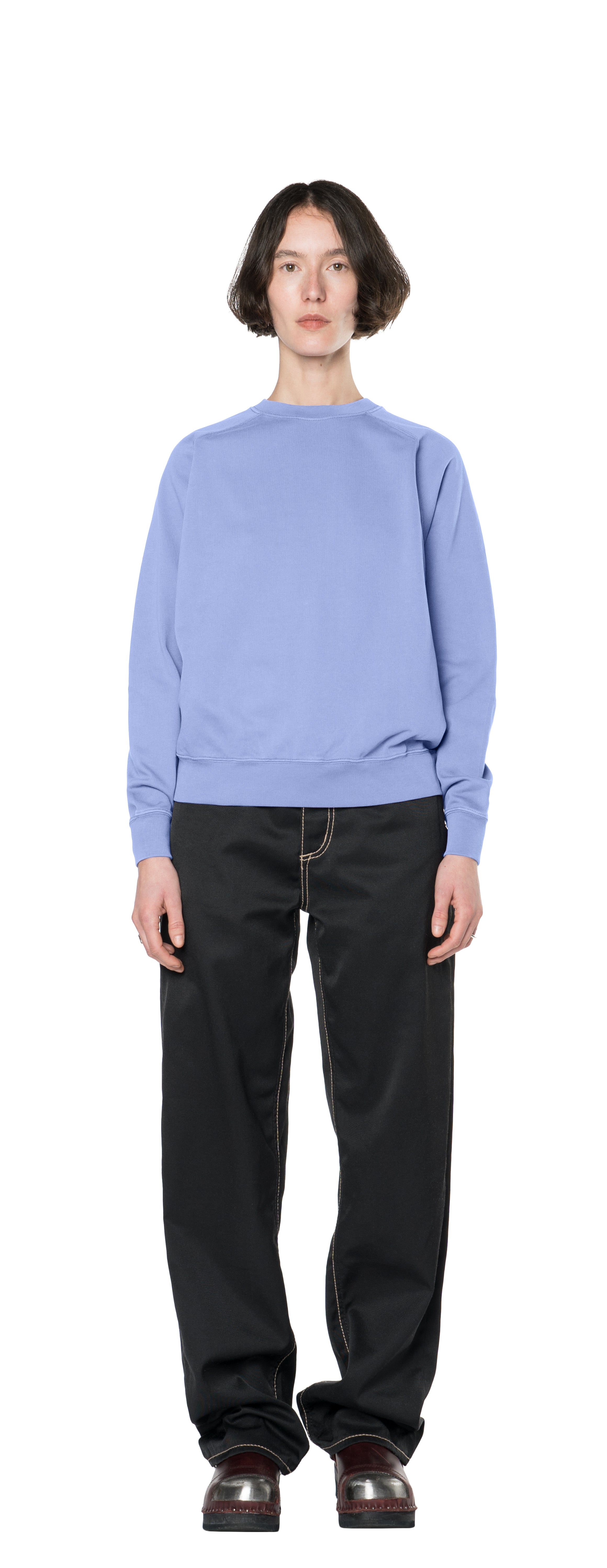Raglan Sweatshirt, Vinca Periwinkle