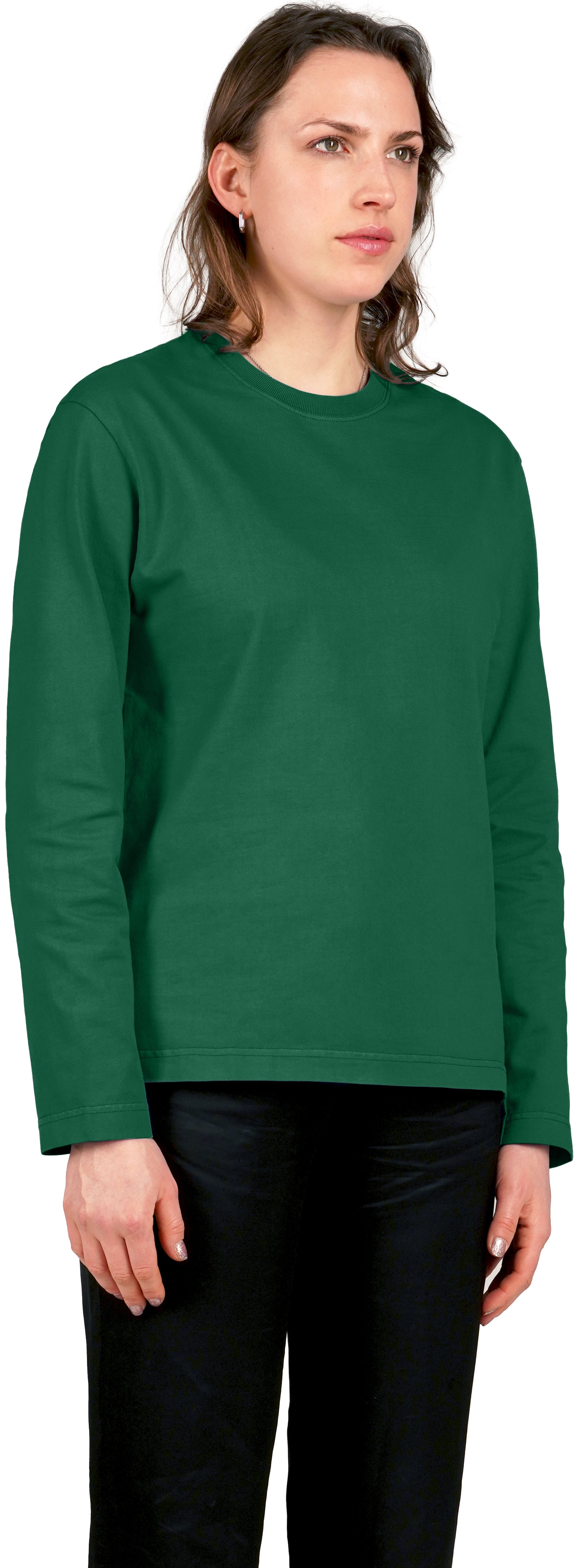 Boxy Longsleeve, Cedro Green