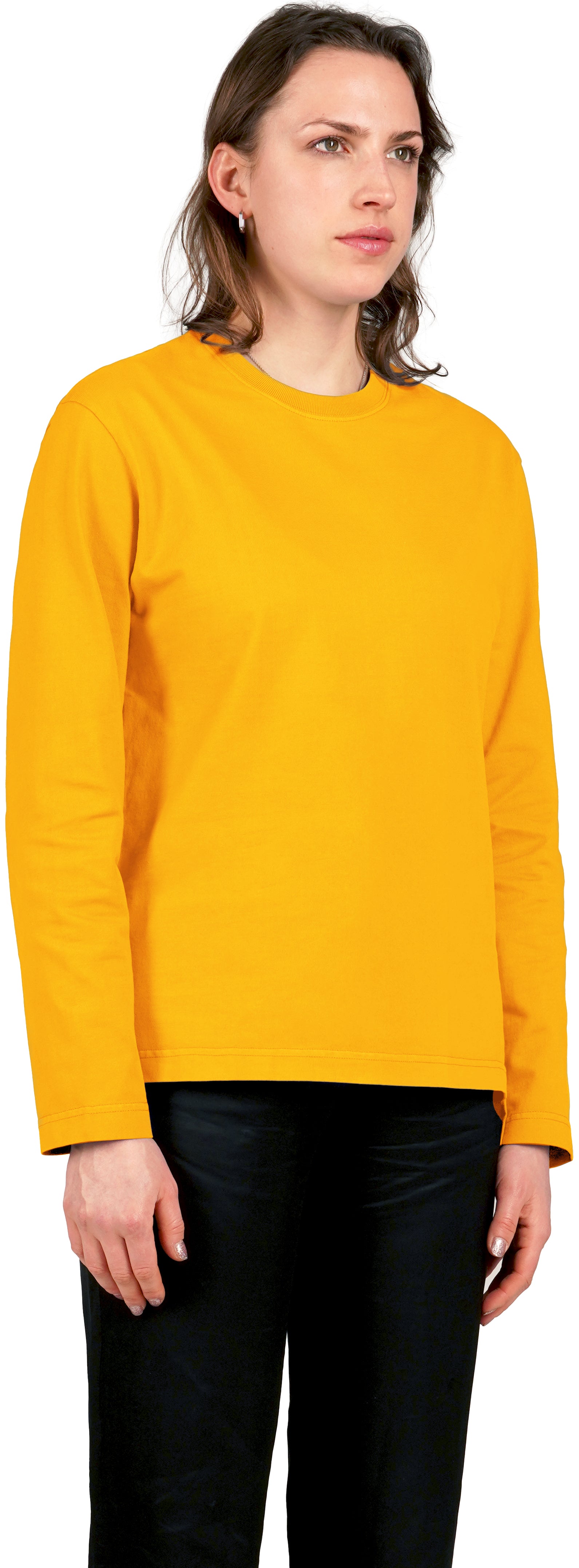 Boxy Longsleeve, Saffron