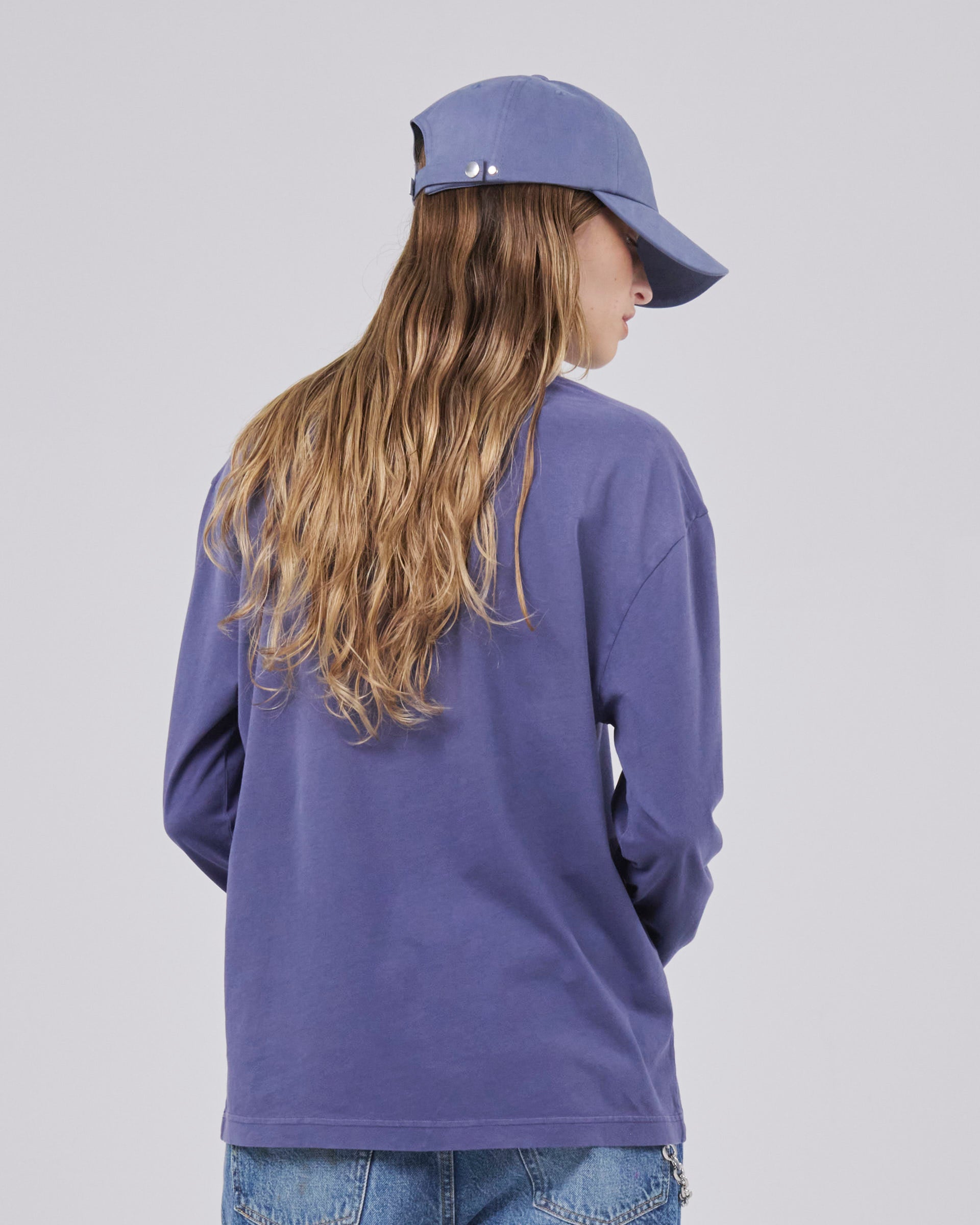 Press Button Cap, Navy Fade
