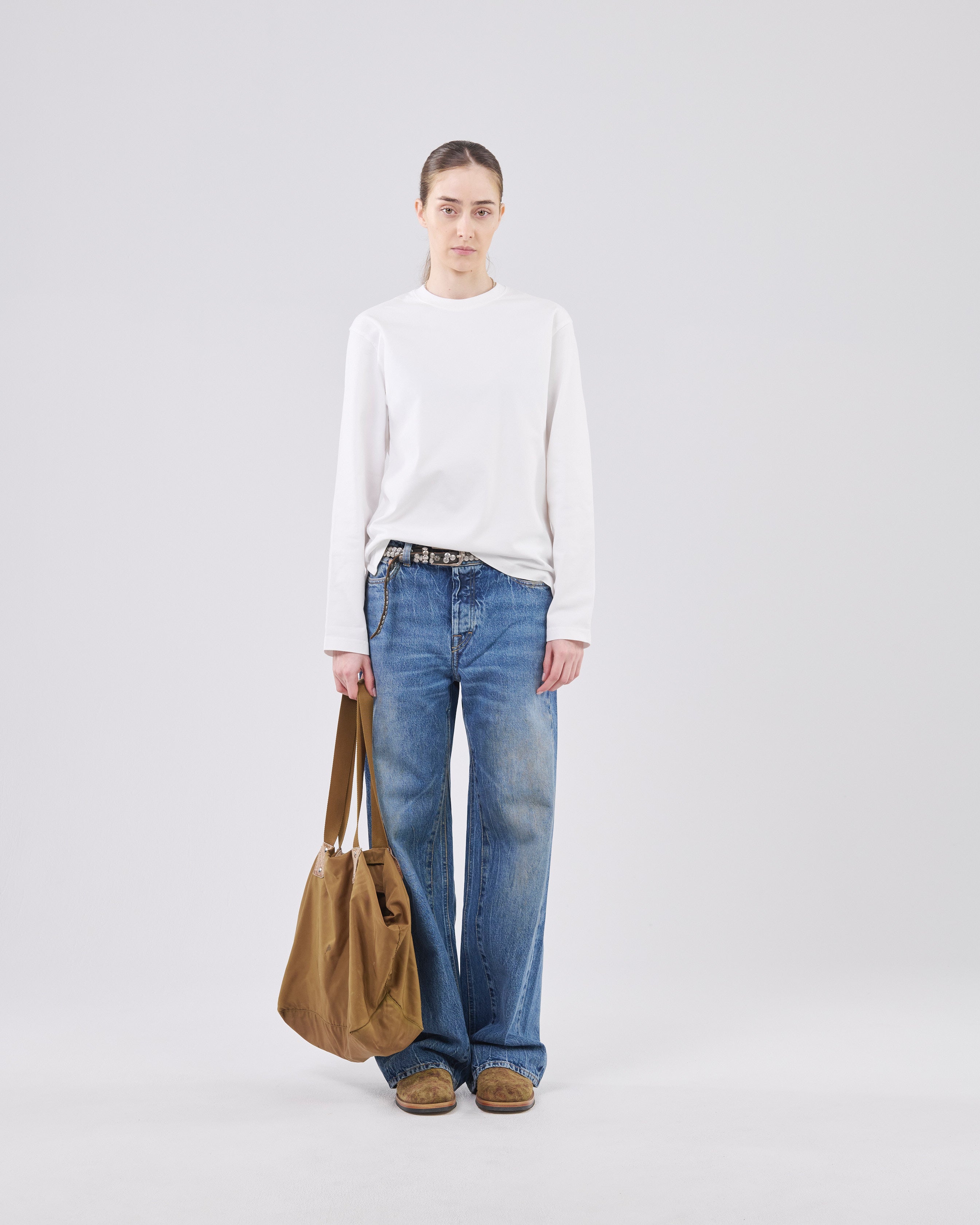 Boxy Longsleeve, True White