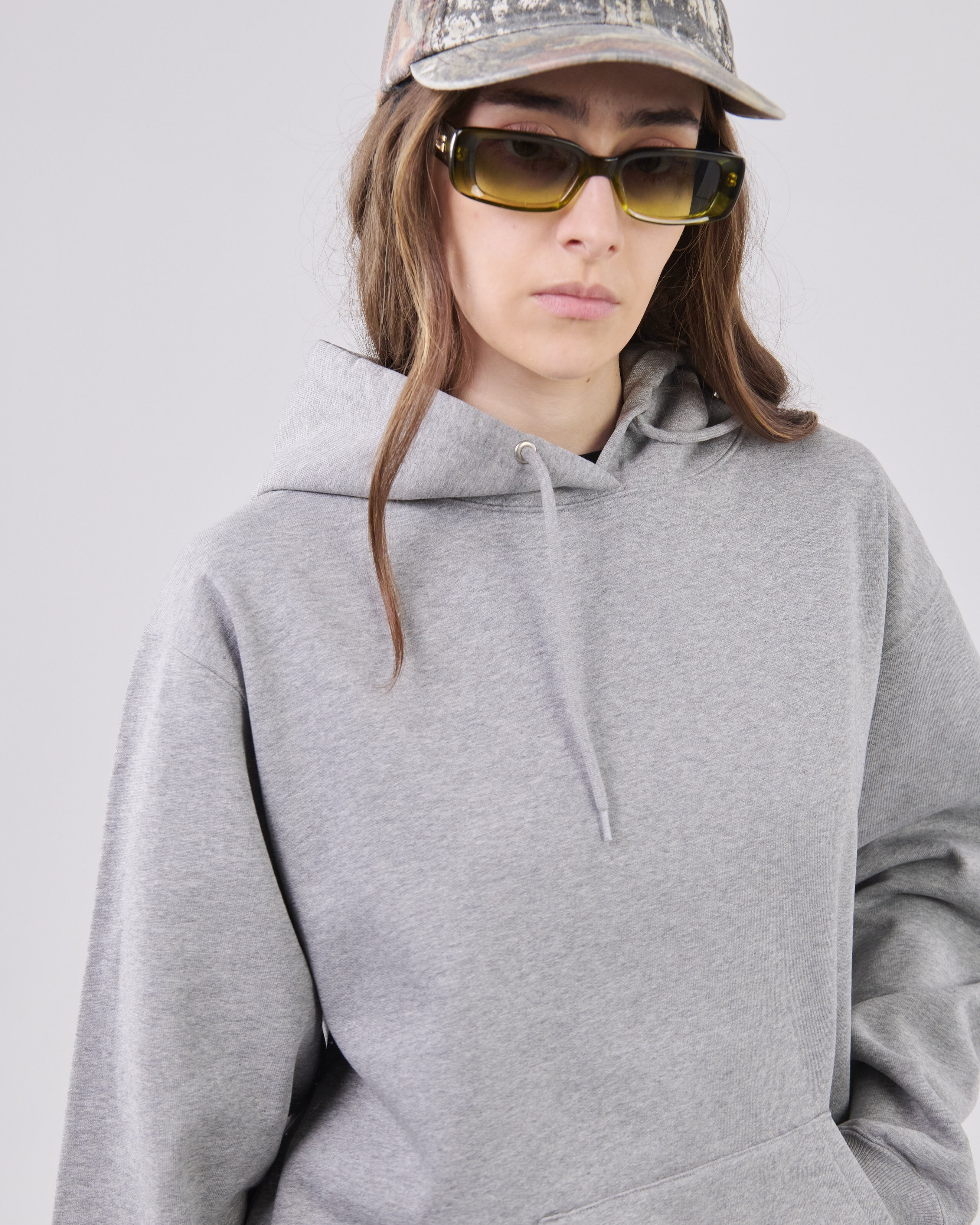 Classic Hoodie, Grey Mescla