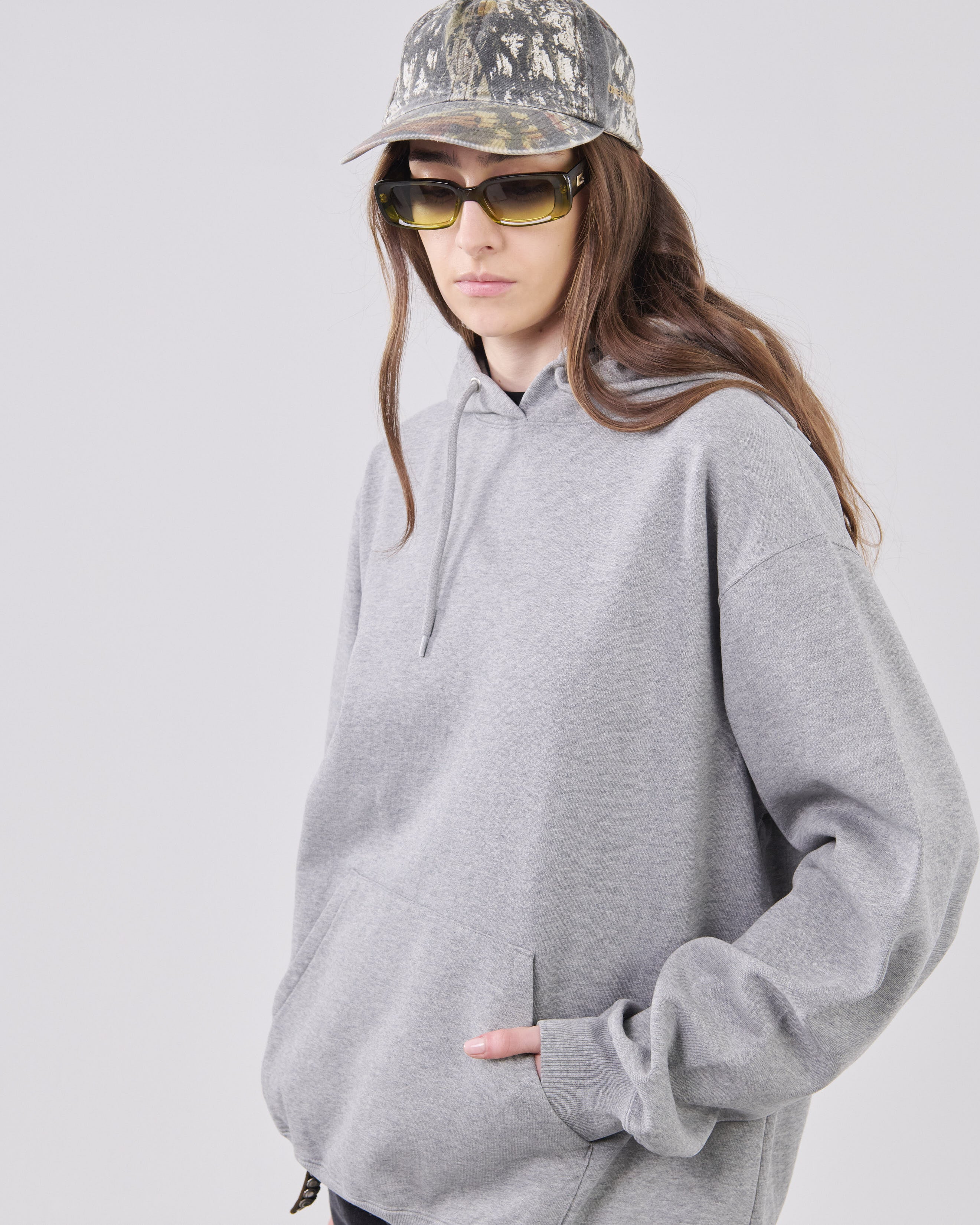 Classic Hoodie, Grey Mescla