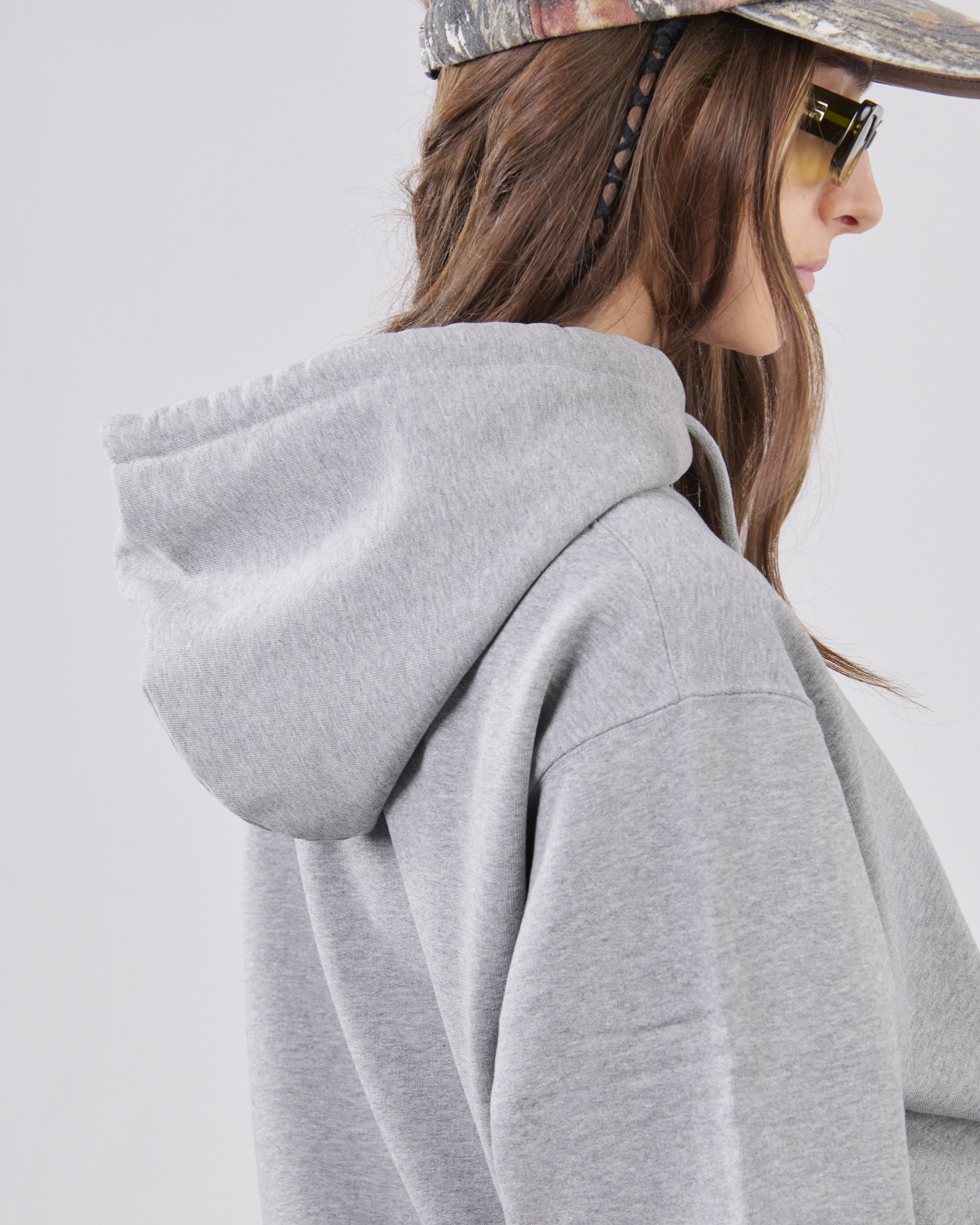 Classic Hoodie, Grey Mescla