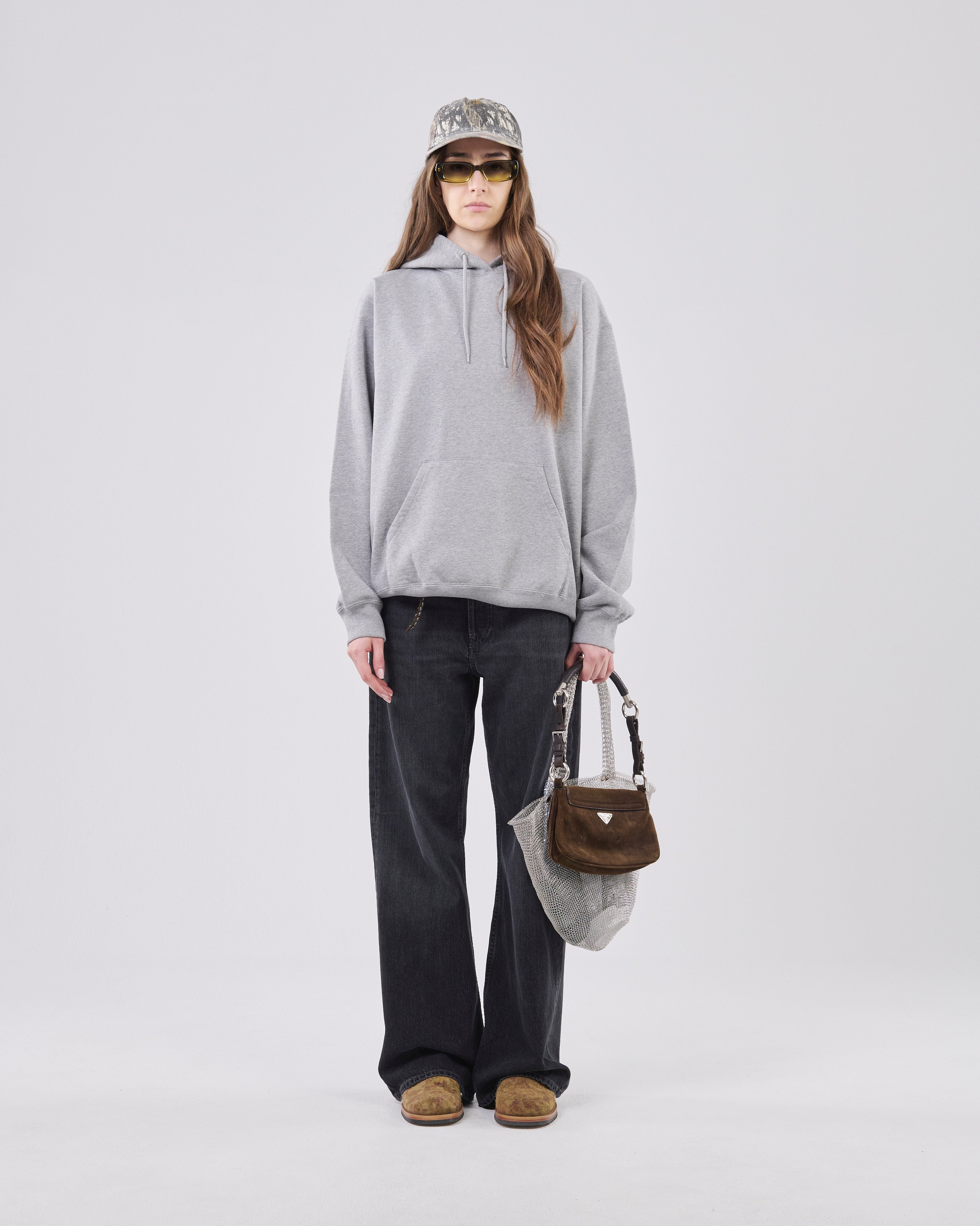 Classic Hoodie, Grey Mescla